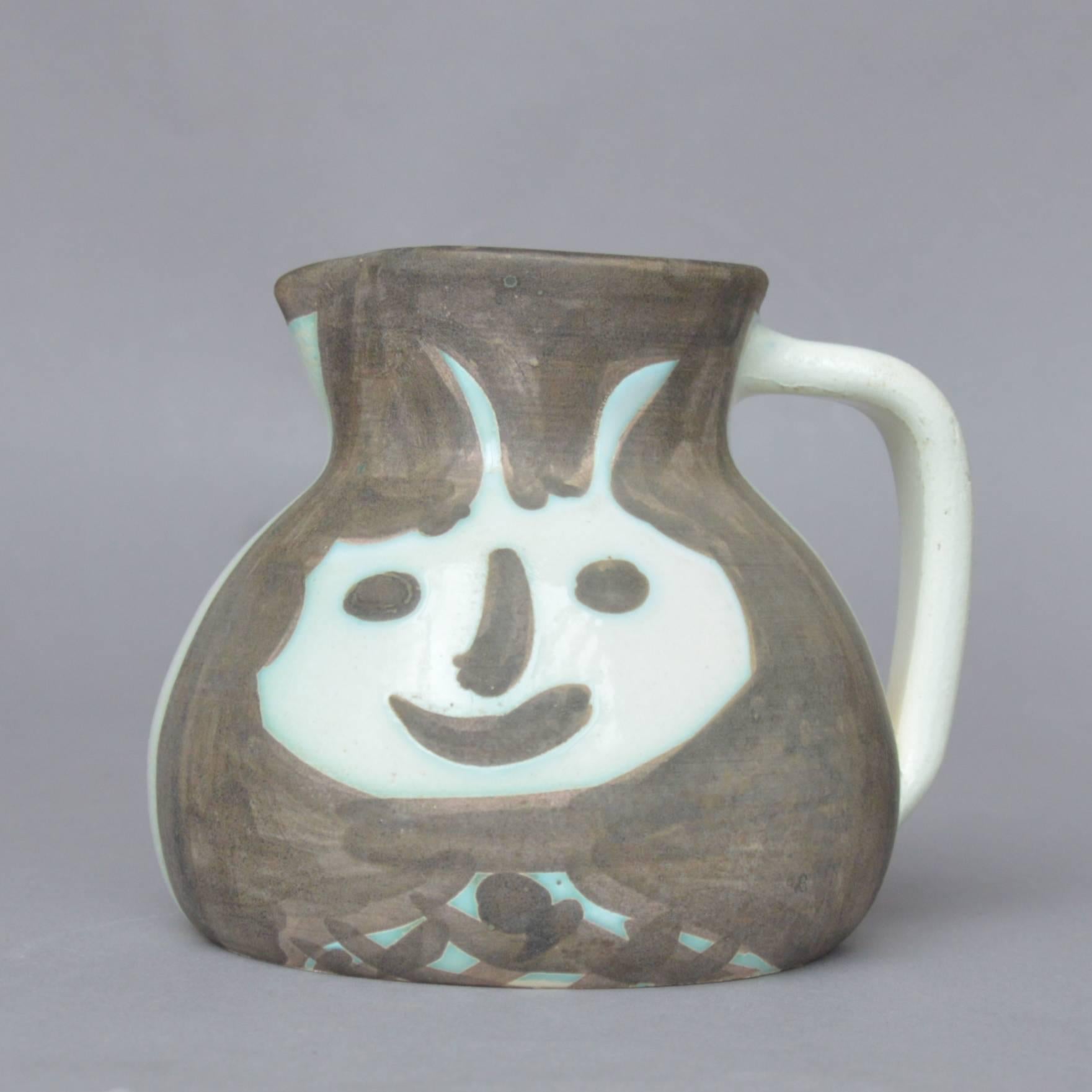 Pablo Picasso Madoura Ceramic Pitcher Heads, 1956 In Good Condition In Brussels, BE