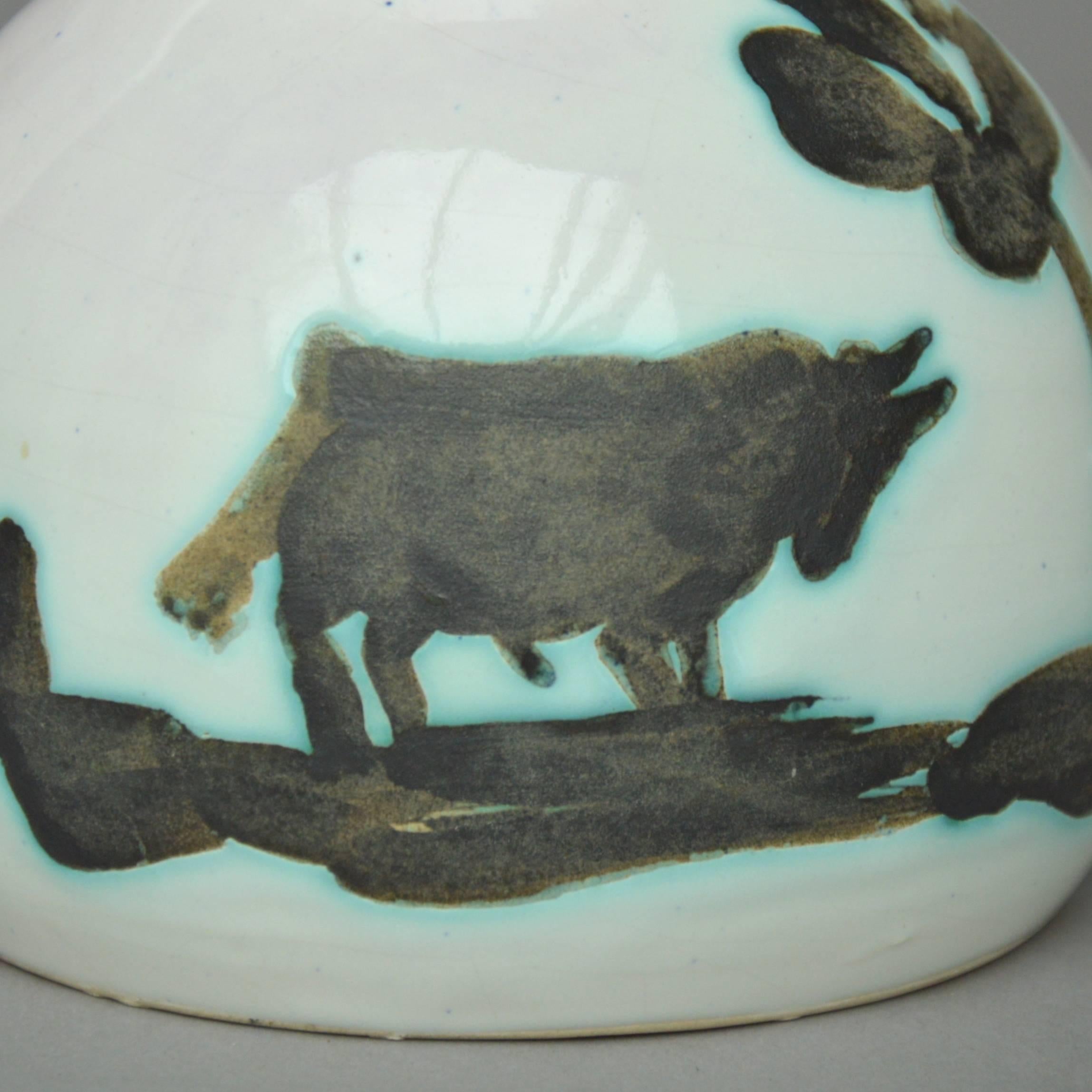 Pablo Picasso Madoura Ceramic Pitcher Bull and Picador, 1956 2