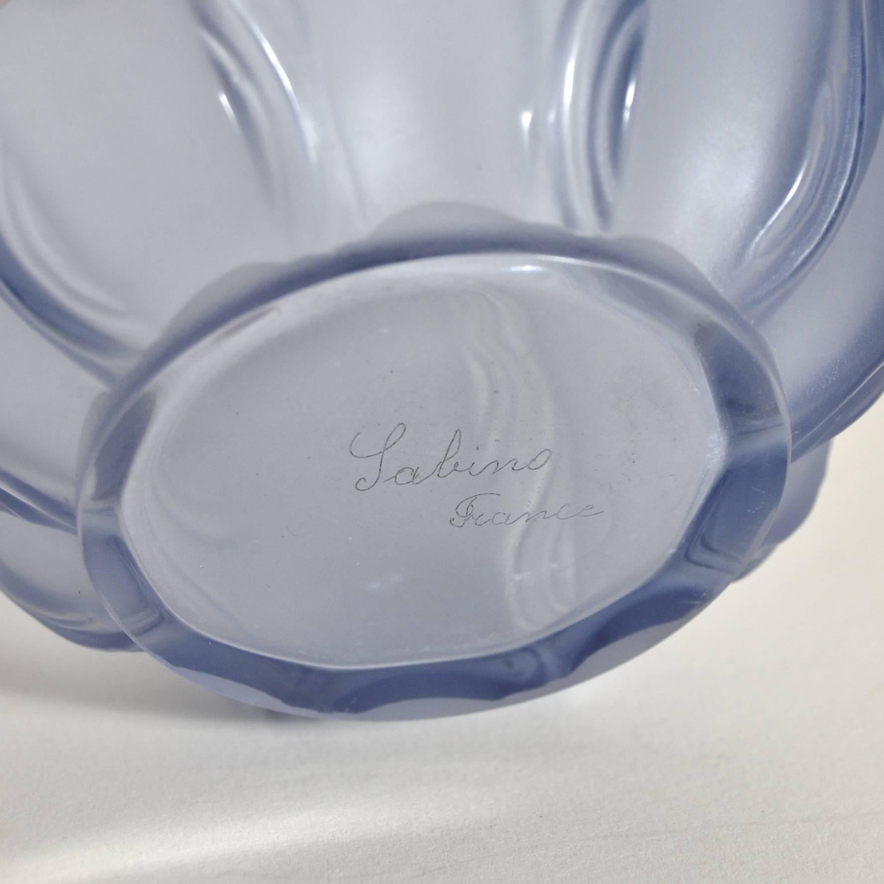 Ernest Sabino Art Deco Art Glass Vase 1