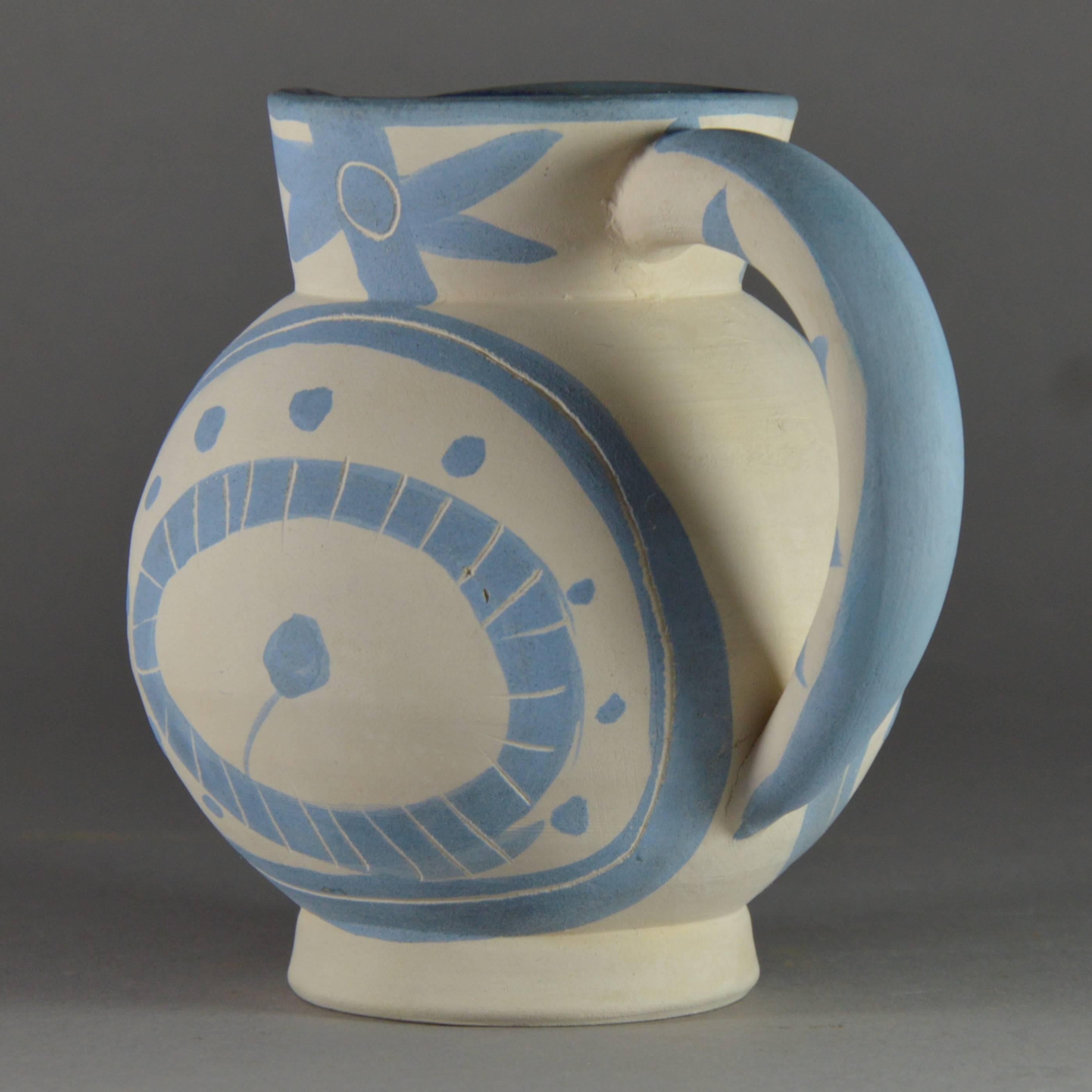 Rare Pablo Picasso Madoura Ceramic Pitcher Little Wood-Owl, 1949 In Excellent Condition In Brussels, BE