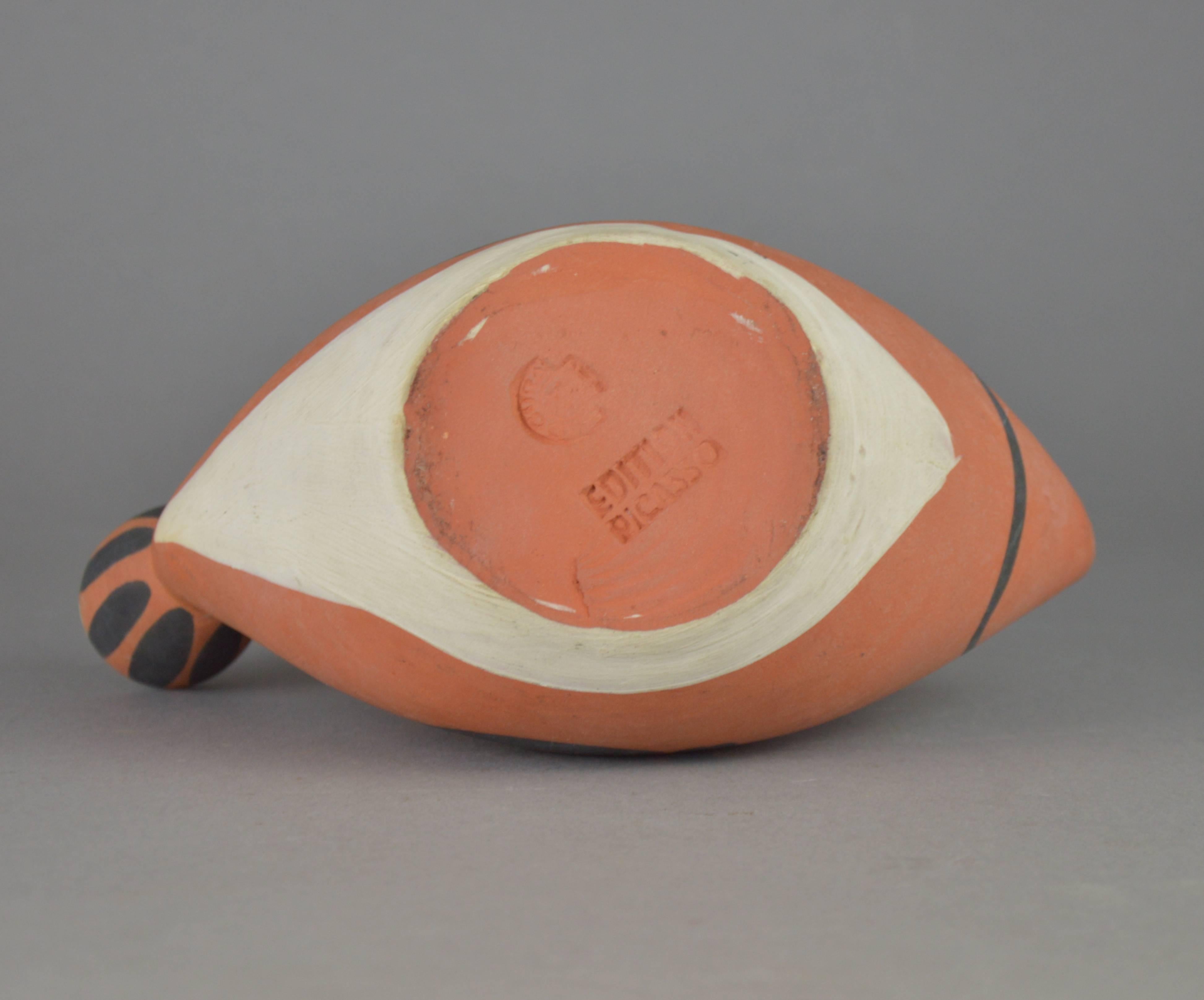 Pablo Picasso Madoura Ceramic Turned Pitcher, Fish, 1952 2