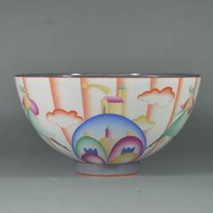 Gio Ponti Art Deco Porcelain Bowl Il Pellegrino di Montesanto, 1925