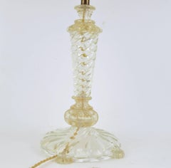 Murano Art Glass Lamp, 20th Century Design, Italy