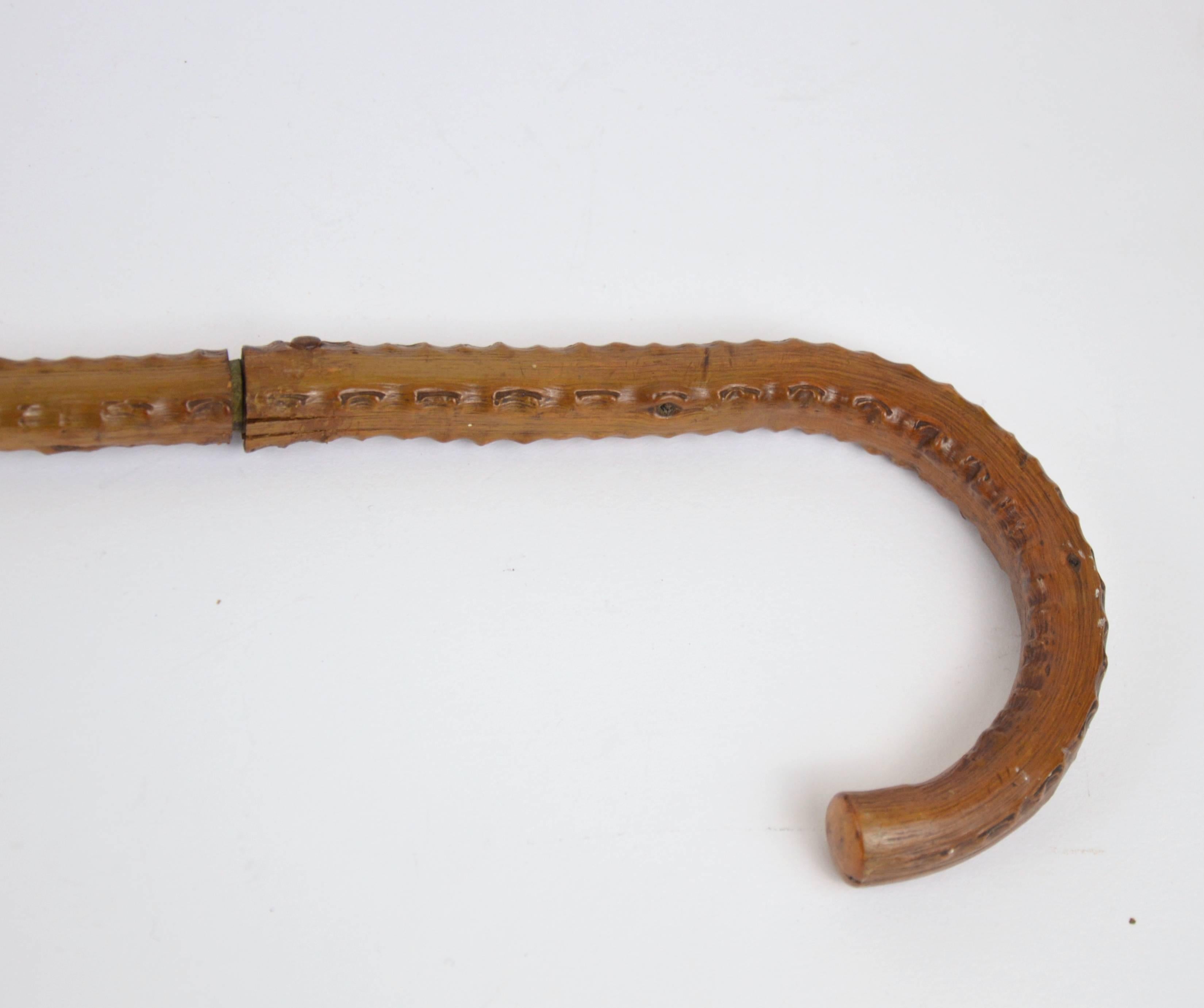 Antique gentleman's wooden sword cane.
Measures: Total length 90 cm.
Good condition, please check the photos.