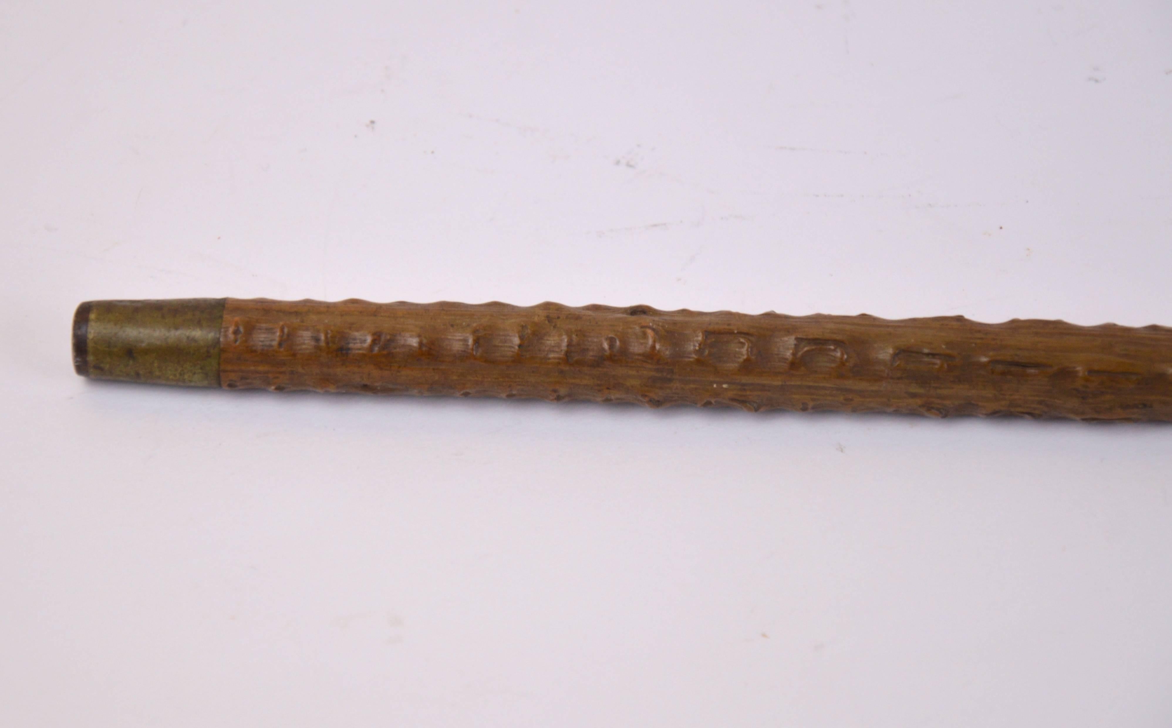 Antique Gentleman's Wooden Sword Cane In Good Condition In Brussels, BE