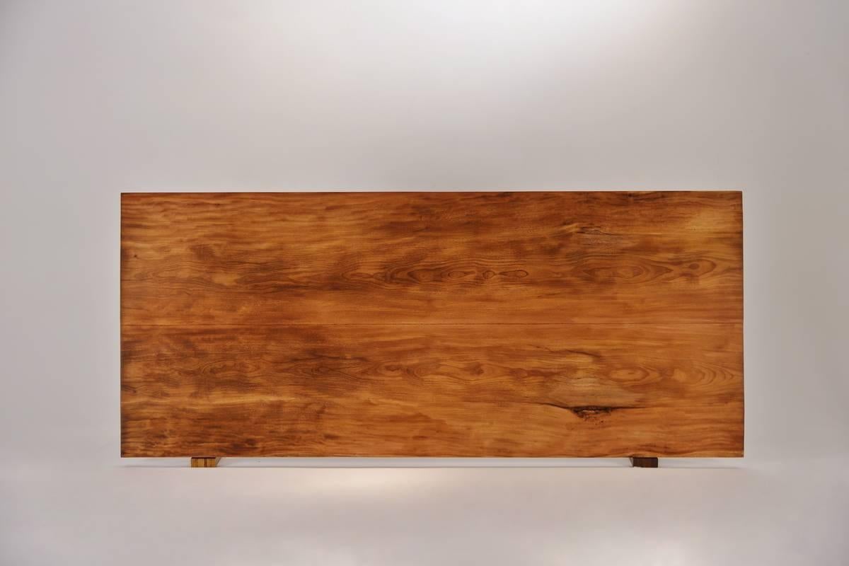 Made to order
We created this table for a gentleman in London, he was referred to us by the nearby Mandarin Oriental and was so impressed by our gallery and workshop that he couldn't resist... He chose 2 slabs of rare Antique Hardwood from our