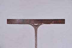 Reclaimed Hardwood Kitchen worktop on Sand-Cast Base by P. Tendercool