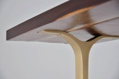 Reclaimed Hardwood Console Table on Sand-Cast Base by P. Tendercool
