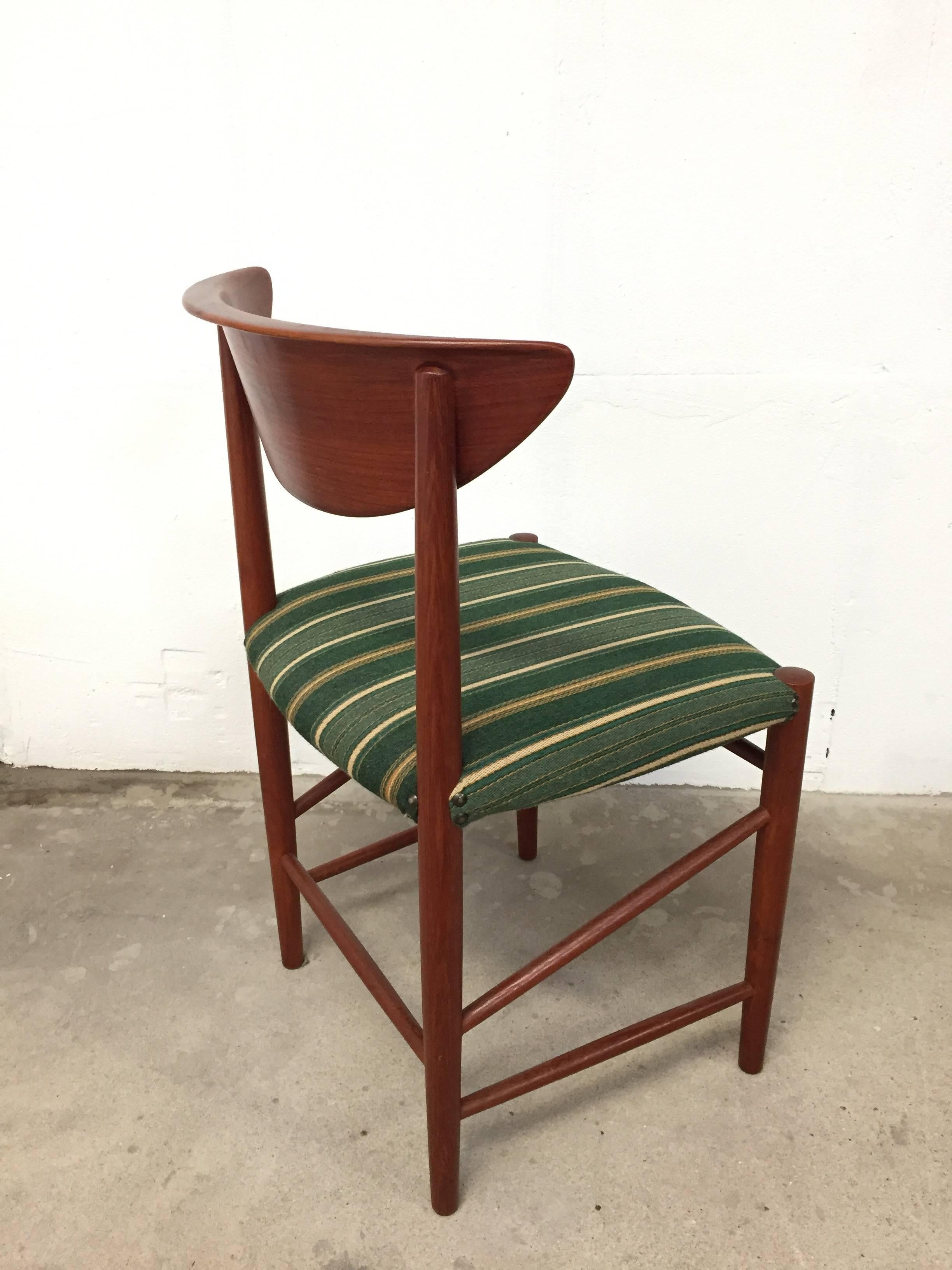 Set of Six 1960s Teak Dining Chairs by Peter Hvidt and Orla Mølgaard Nielsen 1