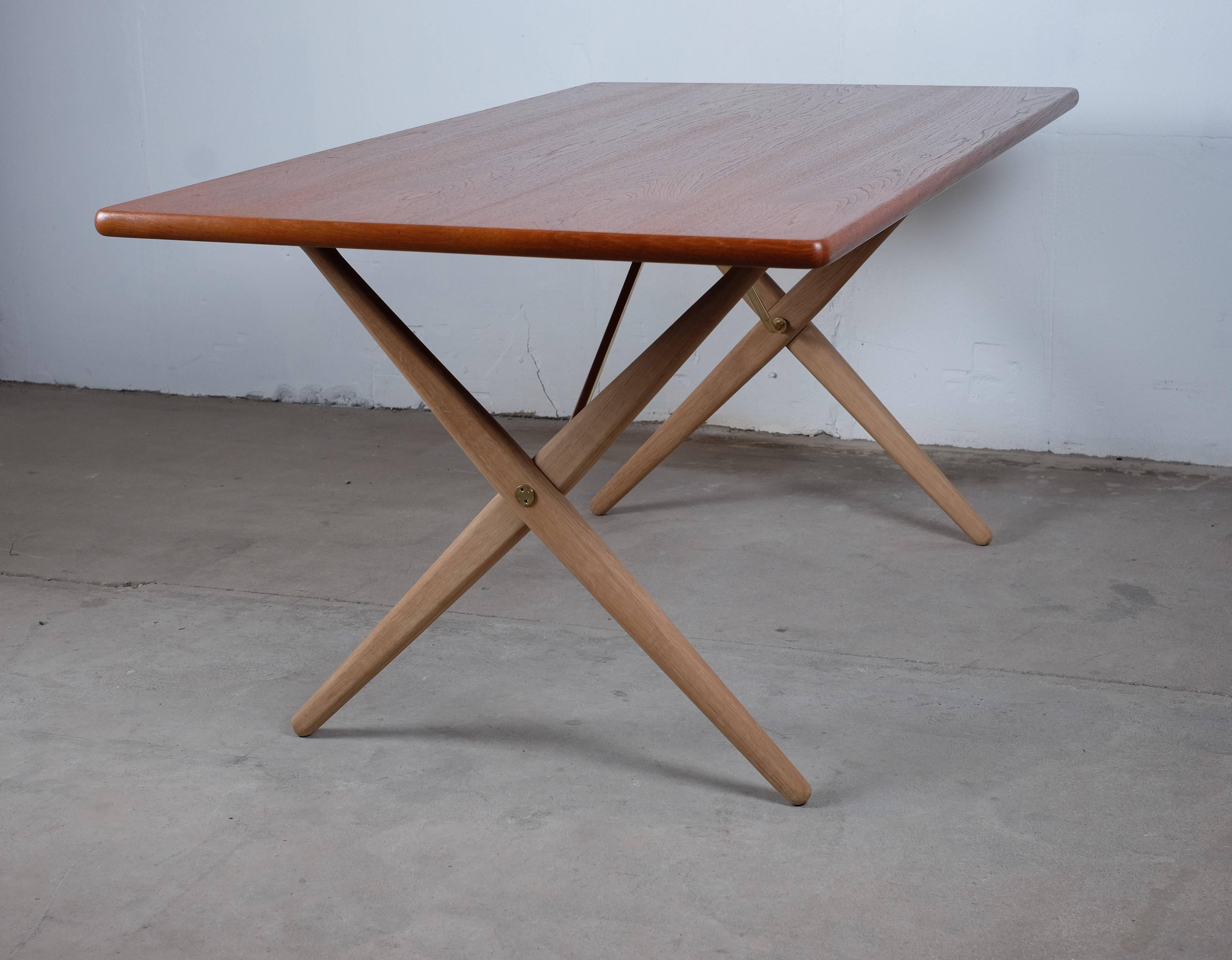 Danish Amazing Dining Table Designed by Hans J. Wegner Model AT-303