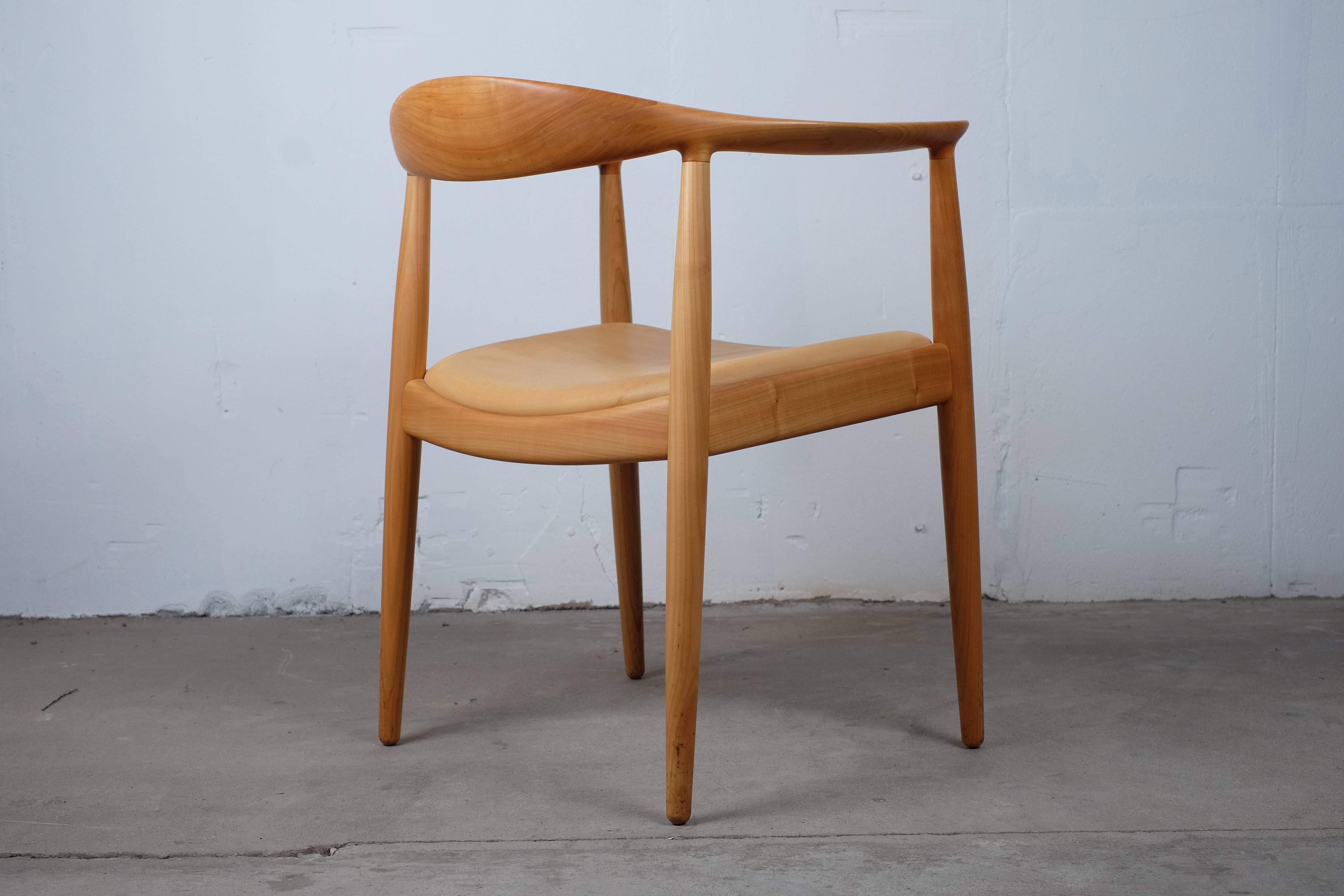 'The Chair' by Hans. J. Wegner PP501 In Good Condition In Middelfart, Fyn