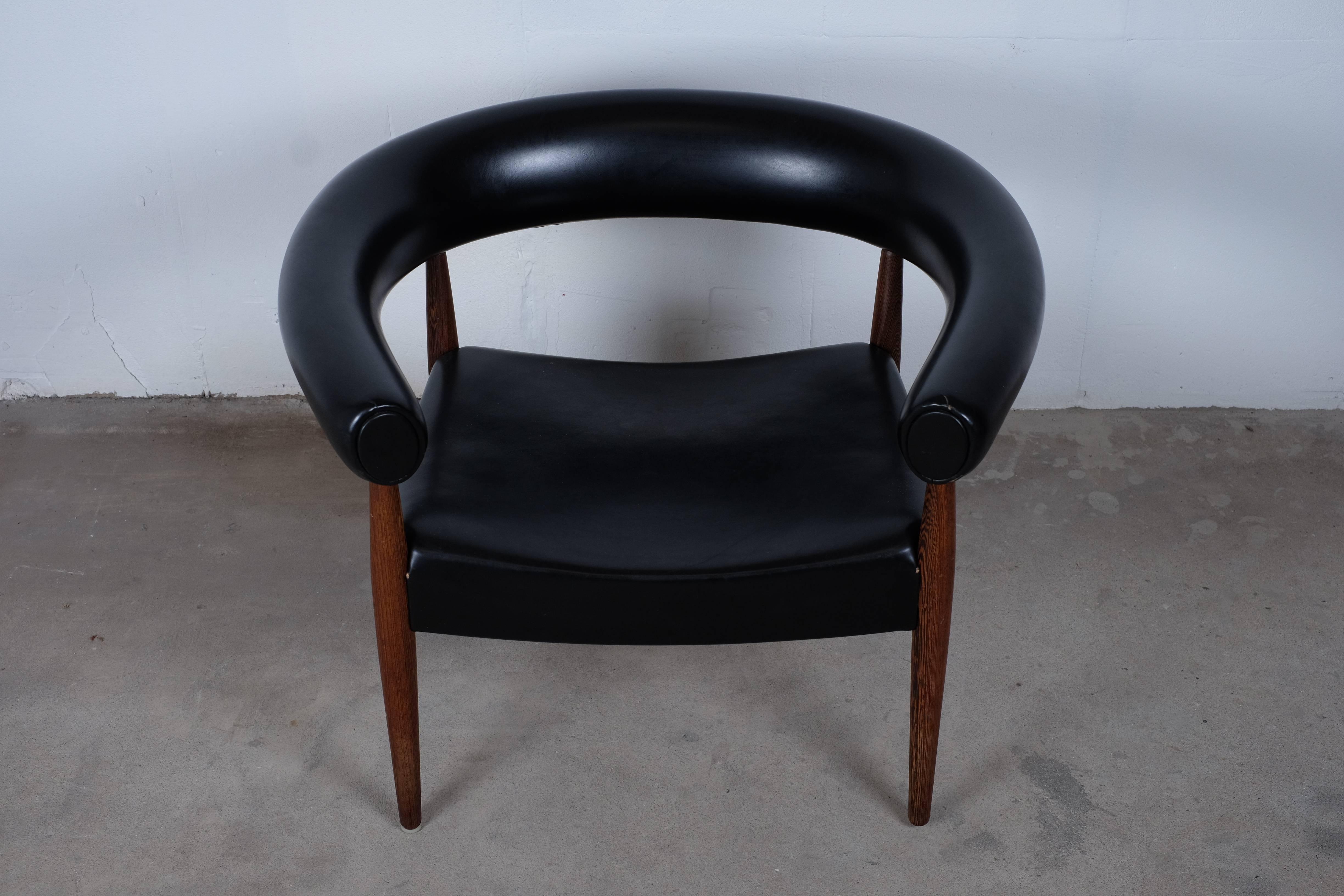 Mid-Century Modern 'the Ring Chair' Designed by Nanna Ditzel for Kold Savværk