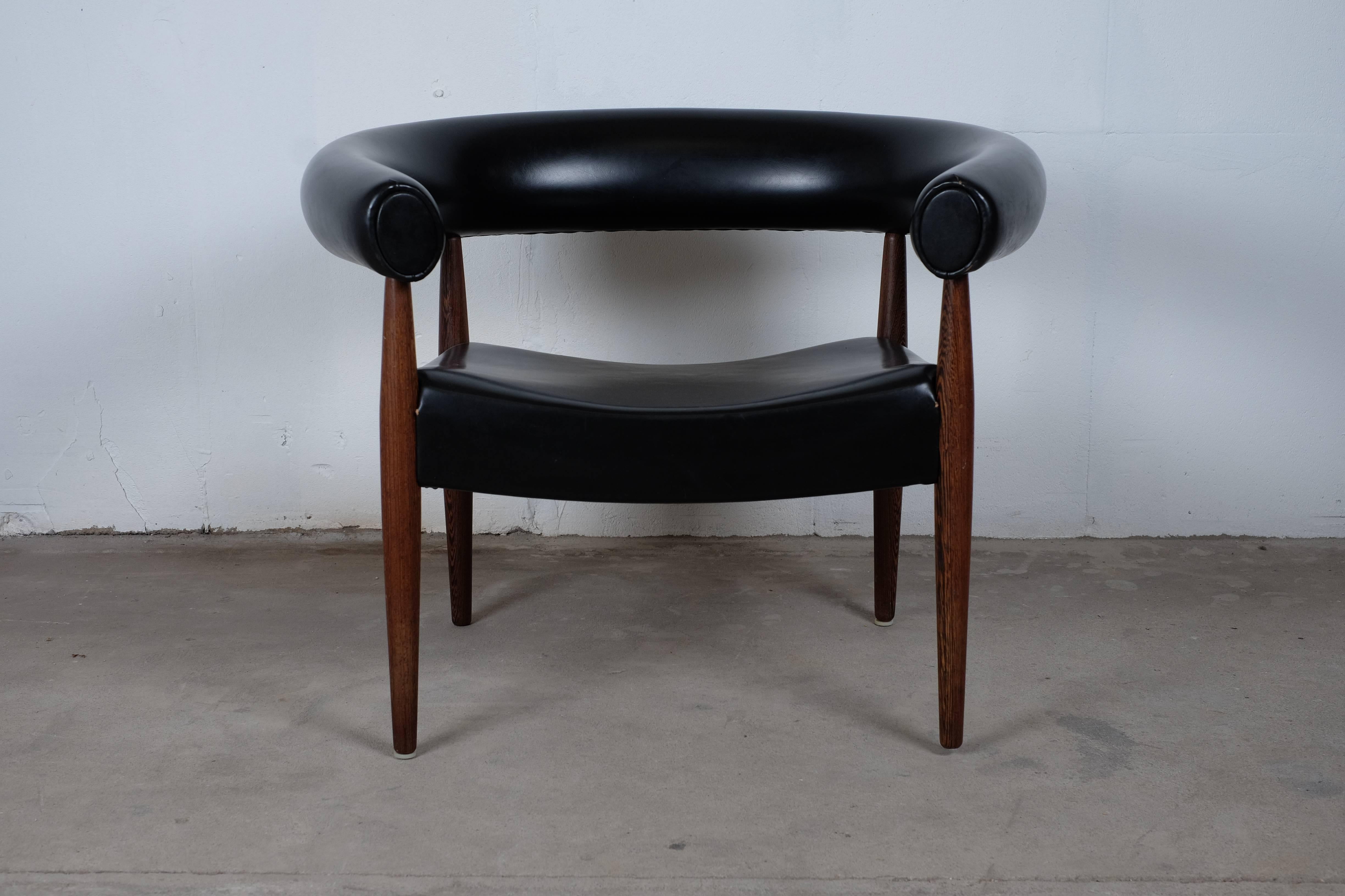 Danish 'the Ring Chair' Designed by Nanna Ditzel for Kold Savværk