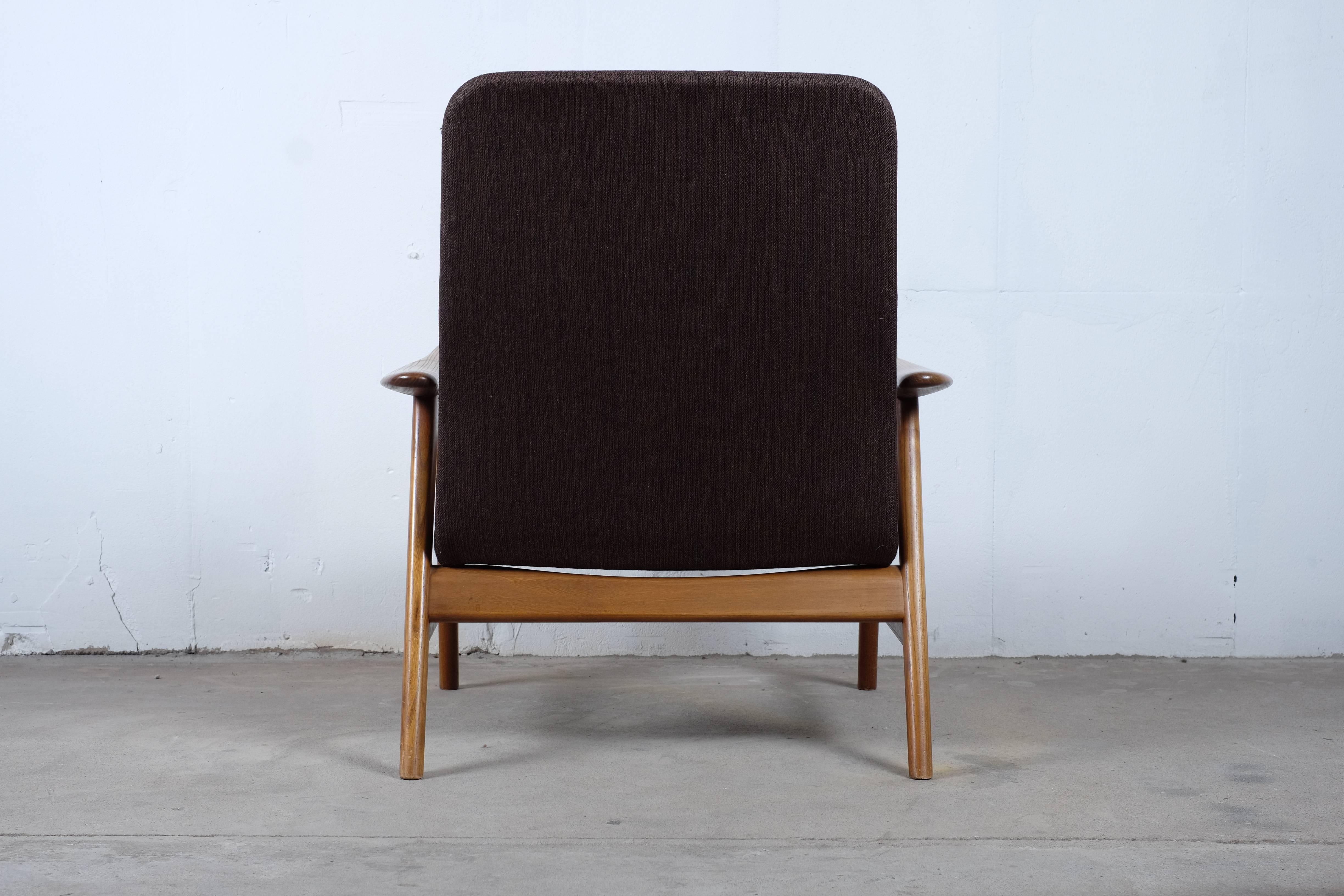 Mid-Century Modern Lowback Lounge Chair by Alf Svensson for Fritz Hansen, 1957 For Sale