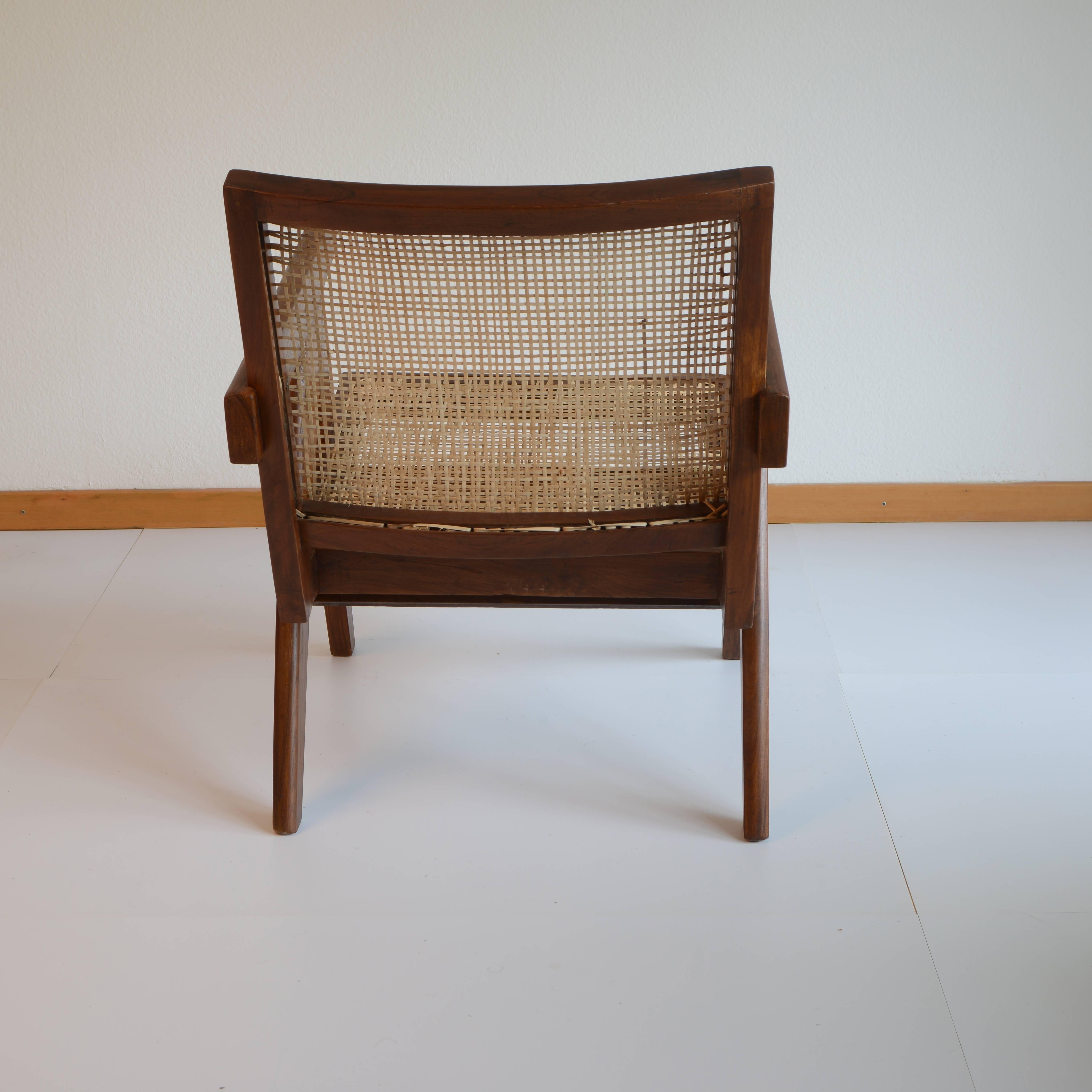 Mid-Century Modern Pierre Jeanneret Easy Cane Chairs for Chandigarh PJ-SI-29-A
