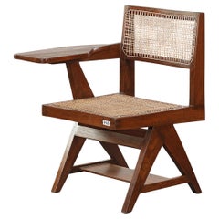Silla de estudiante Pierre Jeanneret / Moderna auténtica de mediados de siglo PJ-SI-26-A