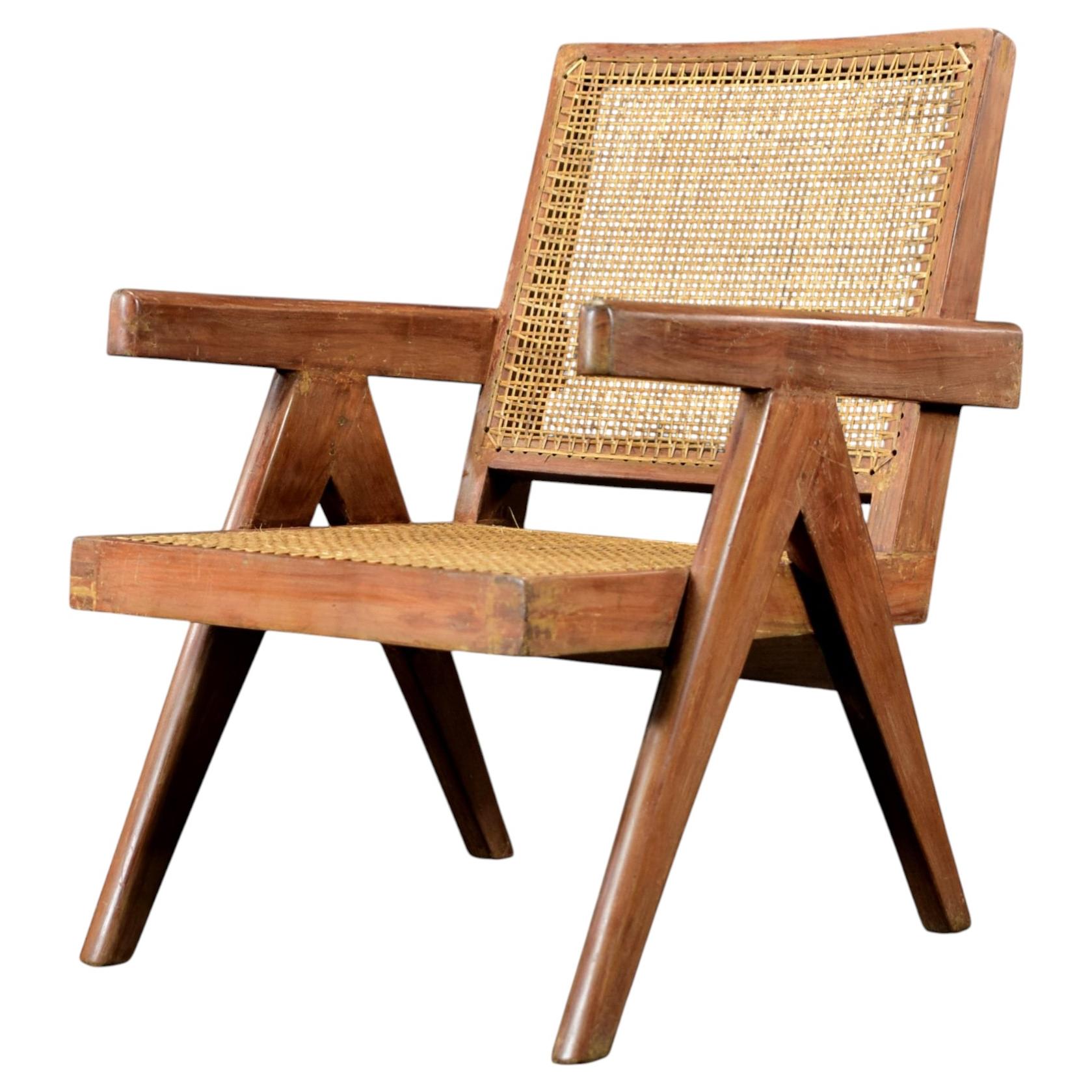 Pierre Jeanneret Easy Chair Authentic Mid-Century Modern PJ-SI-29-A