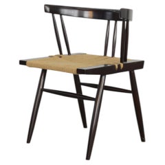 George Nakashima Grass-seated Chair / Authentic Mid-Century Modern