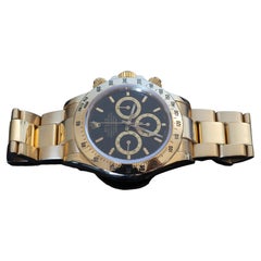 Rolex Daytona „Zenith“ 16528 – 18 Karat Gelbgold – schwarzes Zifferblatt mit „umgekehrter 6“ – 1991