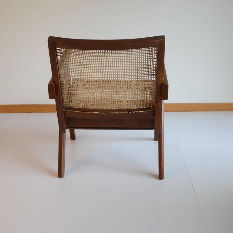 A pair of Pierre Jeanneret Easy Cane Chairs for Chandigarh PJSI29A