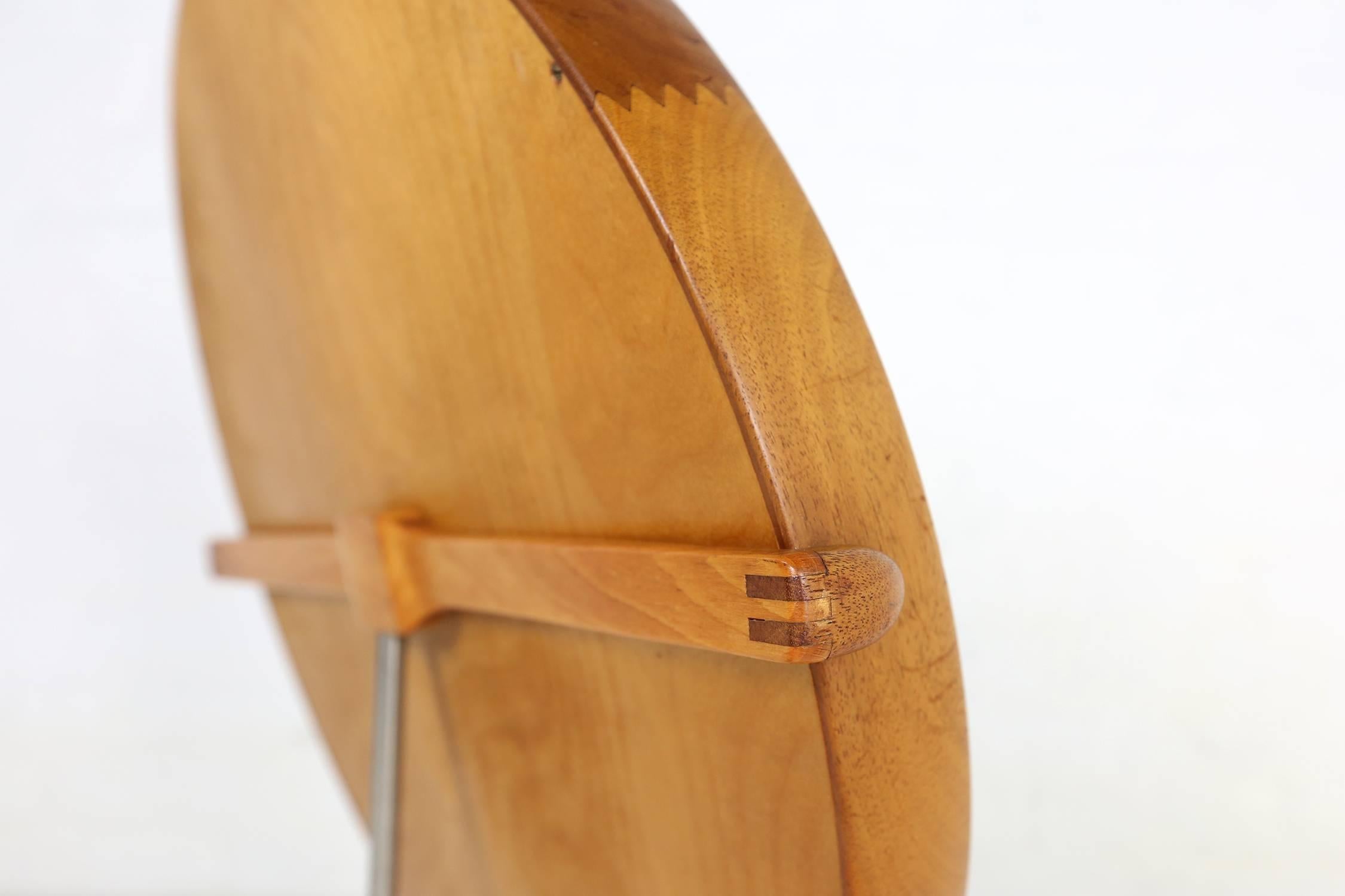 Uno & Osten Kristiansson Table Mirror Produced by Luxus in Sweden In Excellent Condition In Ghent, BE