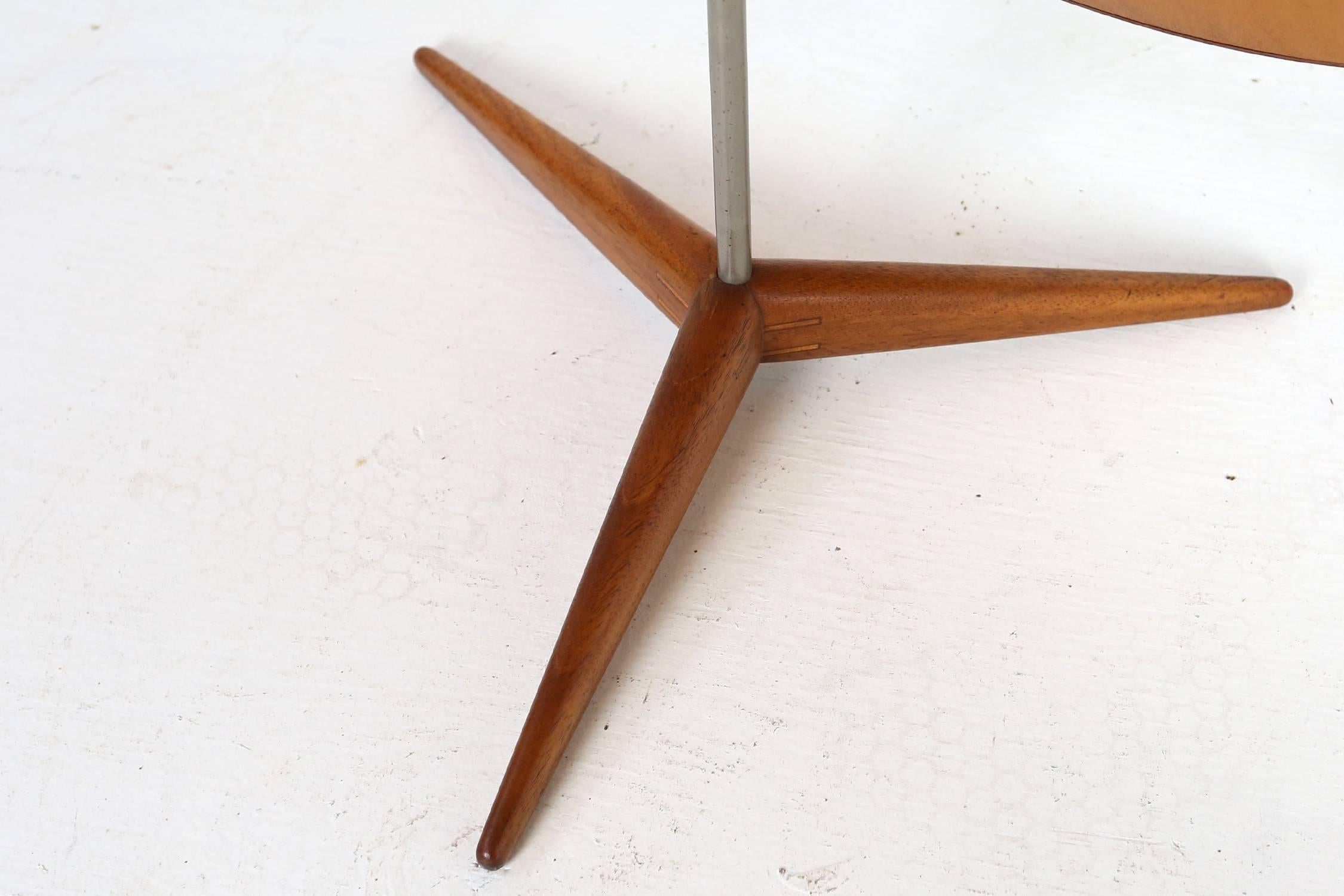 Metal Uno & Osten Kristiansson Table Mirror Produced by Luxus in Sweden
