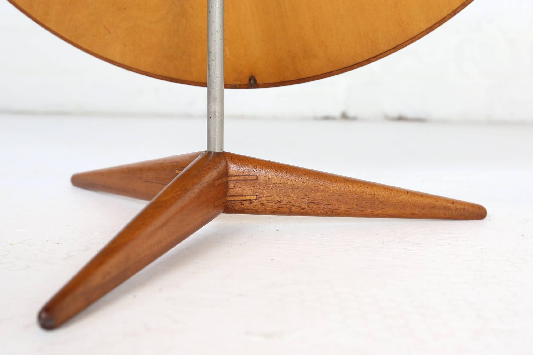 Swedish Uno & Osten Kristiansson Table Mirror Produced by Luxus in Sweden