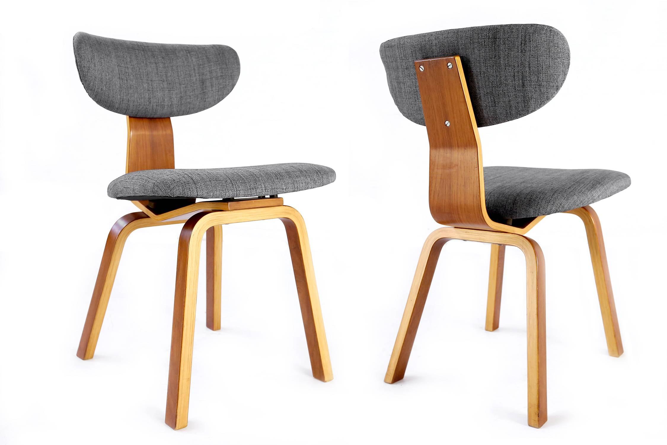 Set of Four Rare SB37 Dining Chairs by Cees Braakman for Pastoe For Sale 3