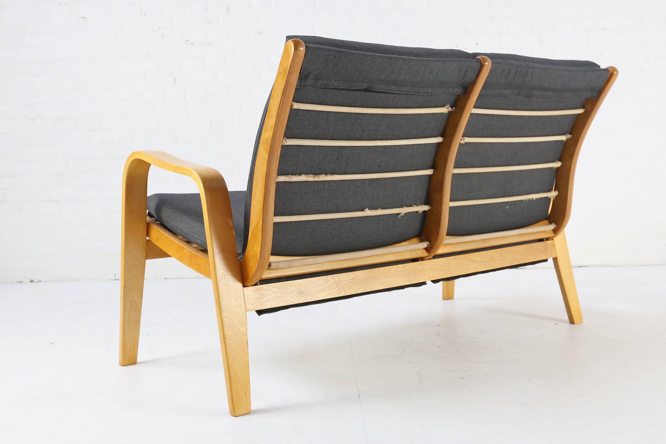 Dutch Pastoe FB06 Sofa and Two Easy Chairs Designed by Cees Braakman, 1950s