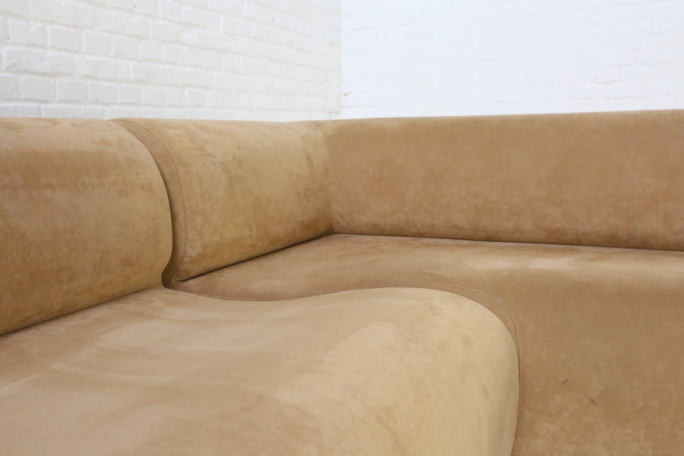 alcantara corner sofa