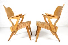 Pair of Original 1950s Russell Spanner "Ruspan" Chairs