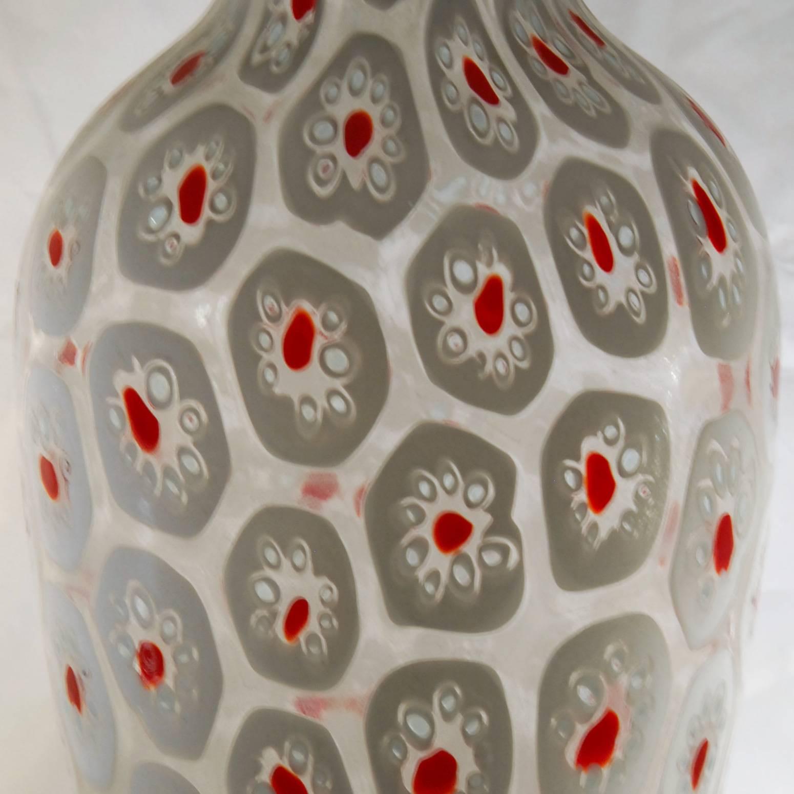 Mid-Century Modern Malvino Pavanello e Figli, Daisy Murrina Vase