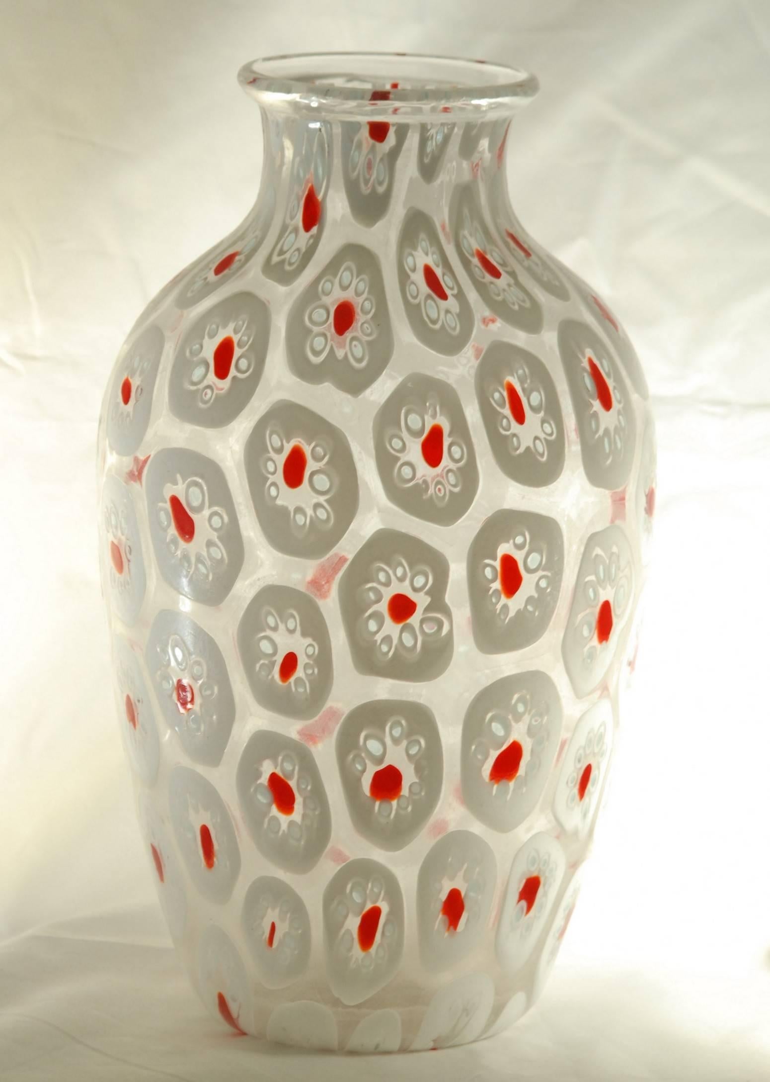 Late 20th Century Malvino Pavanello e Figli, Daisy Murrina Vase