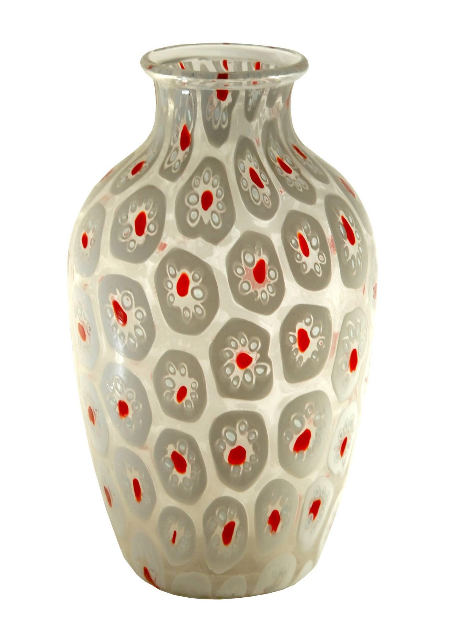 Art Glass Malvino Pavanello e Figli, Daisy Murrina Vase