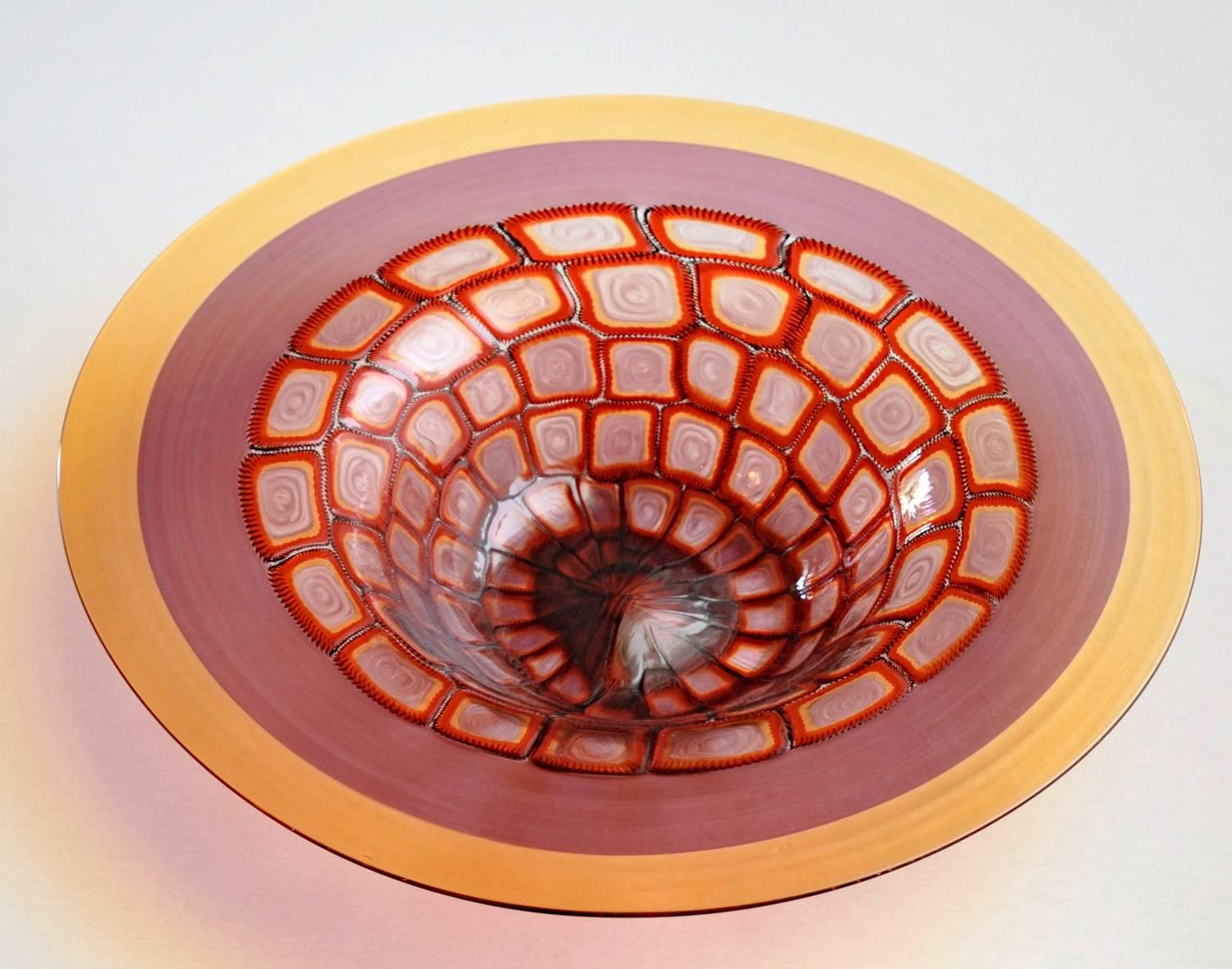 Modern Dalla Valentina, Master in Murano, Calcedonia and Reticello Murrina, Magnificent