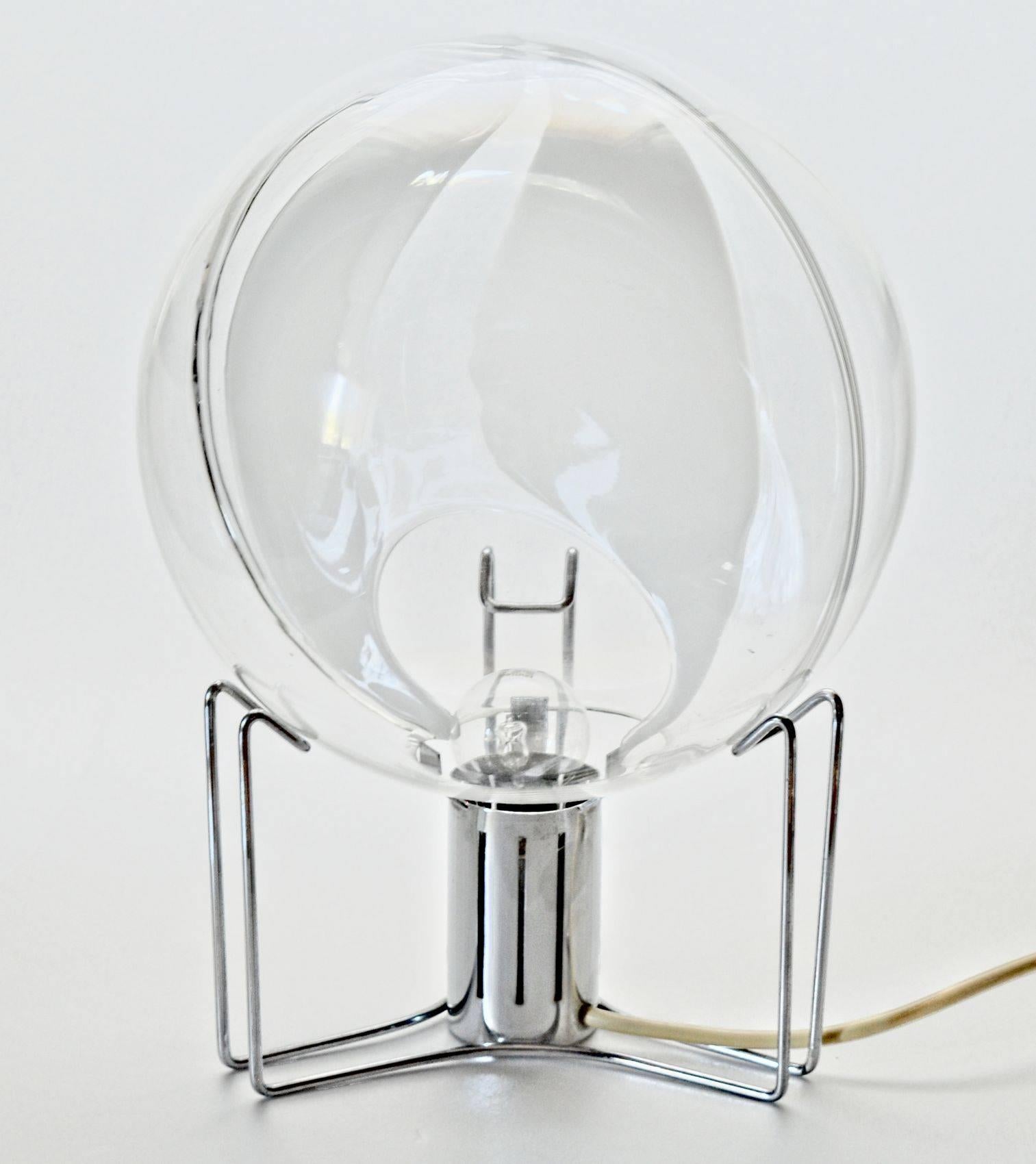 Mid-20th Century Toni Zuccheri, Membrane Table Lamp, Venini, 1960s, Museum Piece For Sale