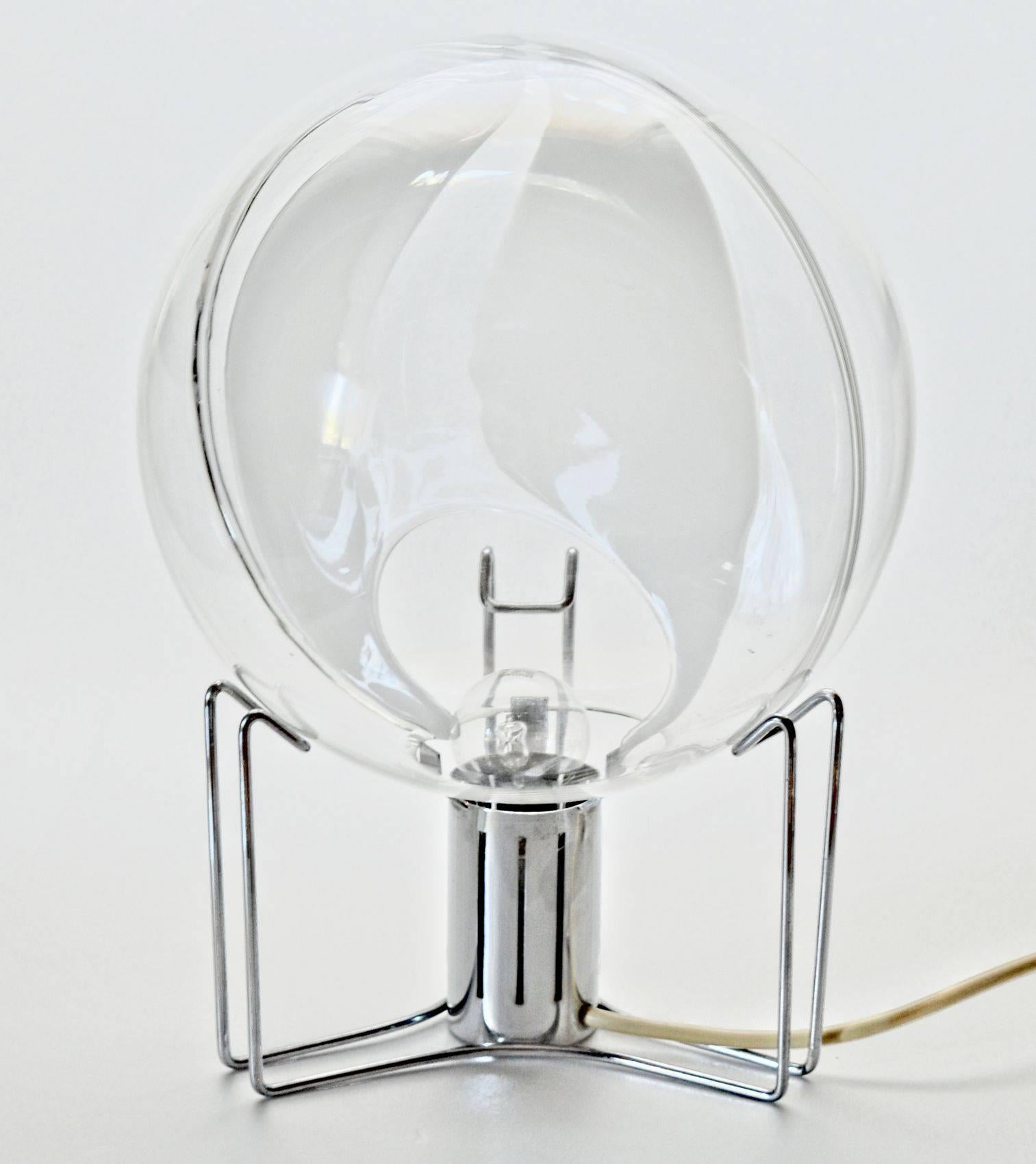 Verre de Murano Toni Zuccheri, lampe de bureau Membrane, Venini, années 1960, pièce de musée en vente