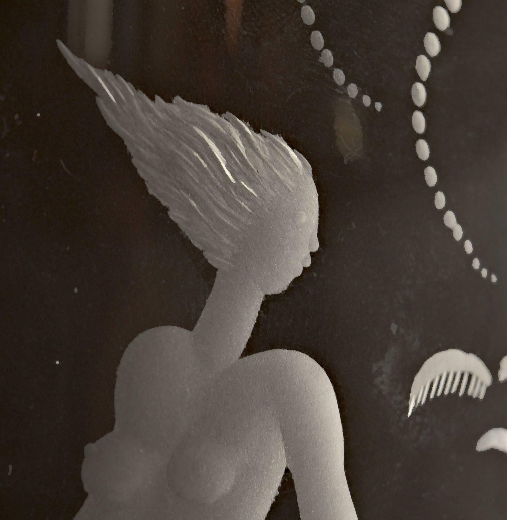 Early 20th Century Balsamo Stella Trittico, Franz Pelzel Salir, Artemis Siren Melpomene, circa 1929