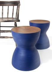 Yoyo Stool, Hand Turned, Hardwood Side Table or Seating