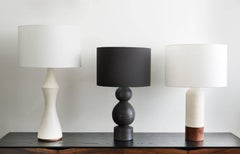 #1 Turned Lamp, Textured Handcrafted Table Lamp