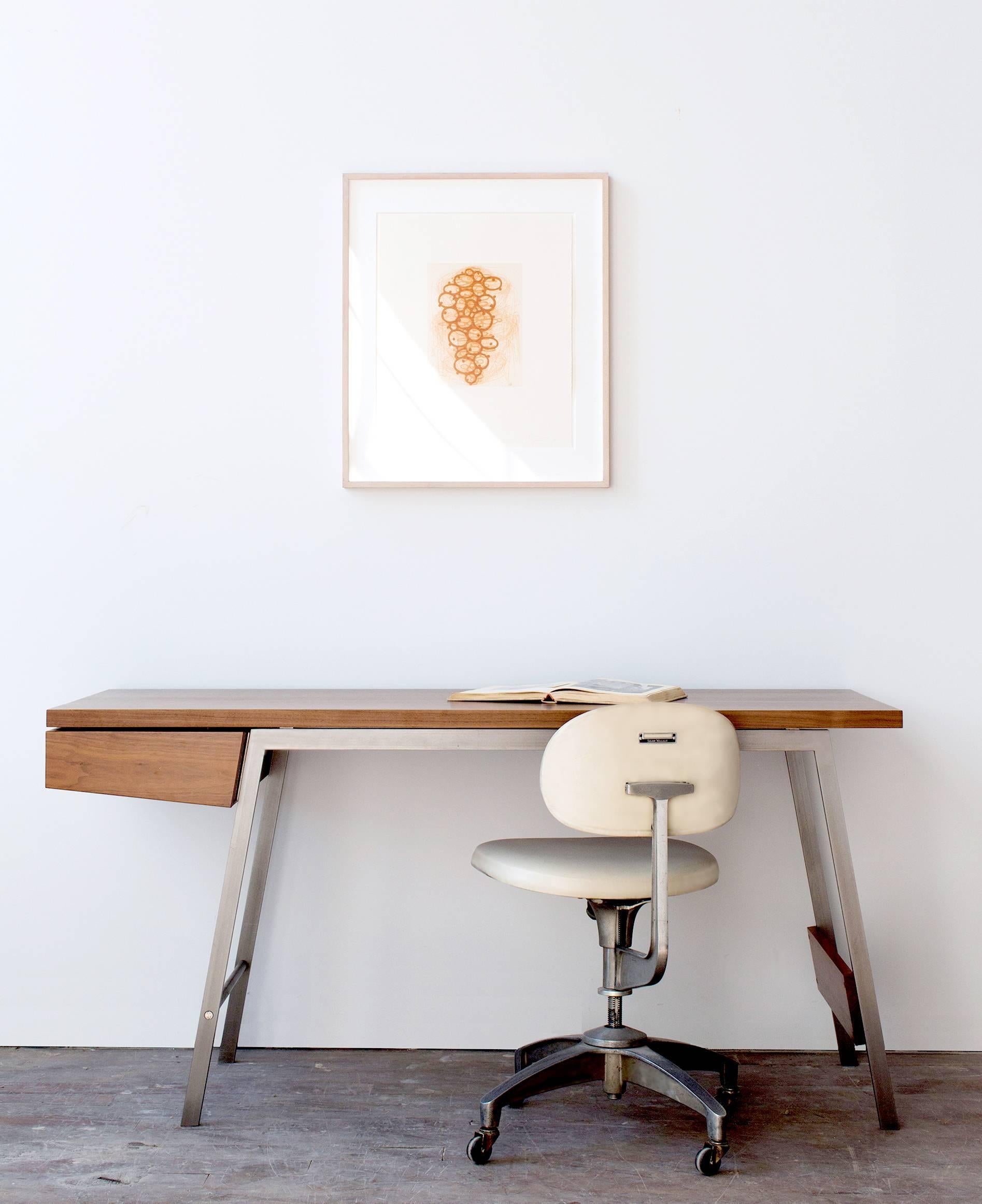 solid walnut desk