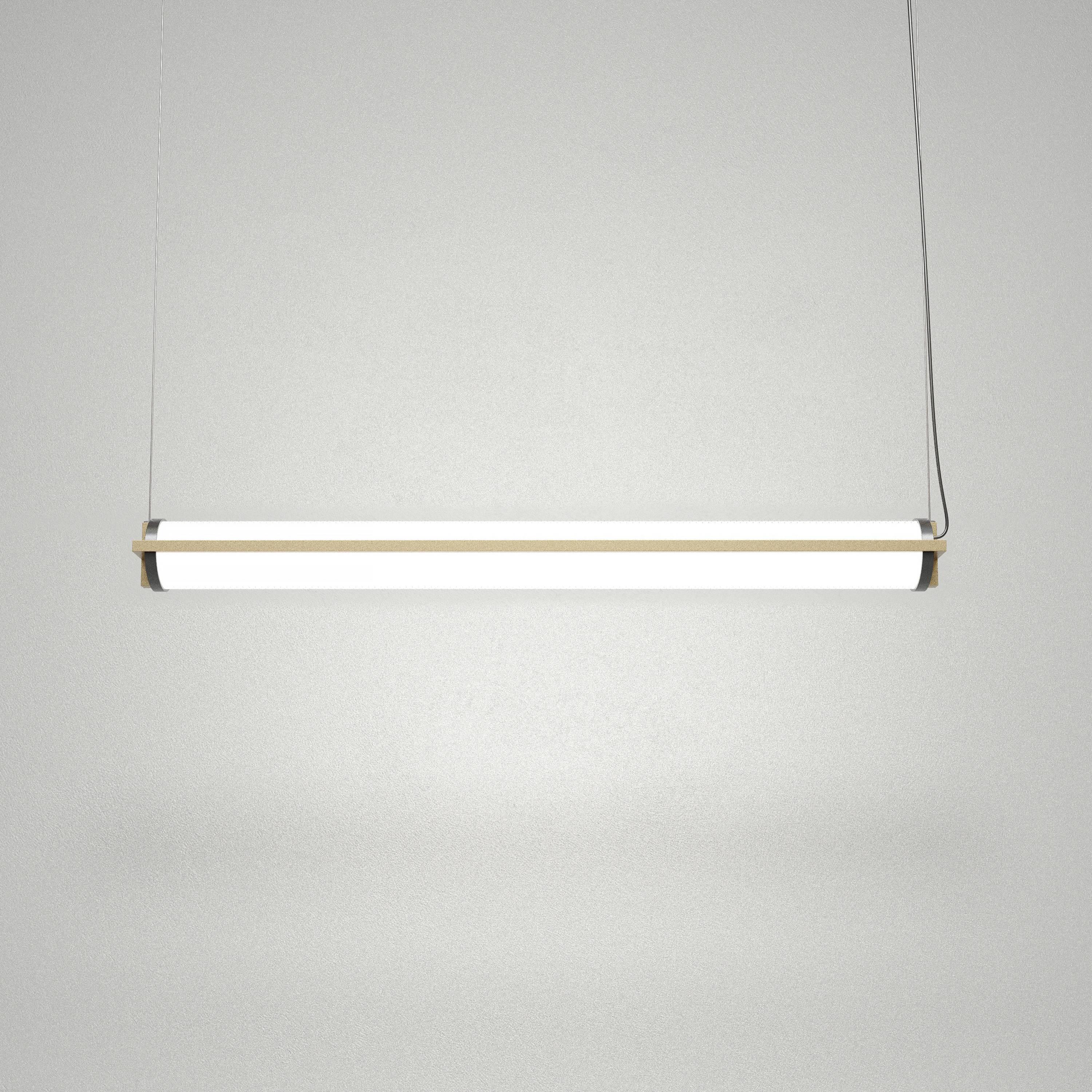 Bauhaus Metropolis Contemporary Modular Suspended LED Light Fixture in 48