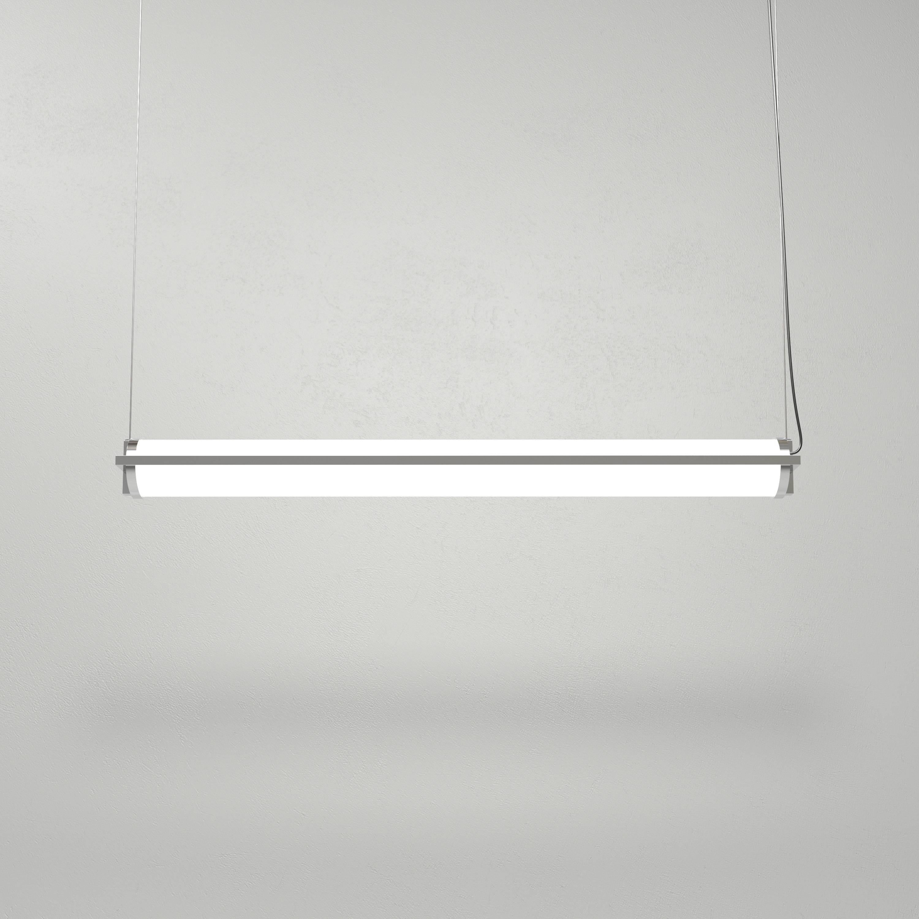 American Metropolis Contemporary Modular Suspended LED Light Fixture in 48