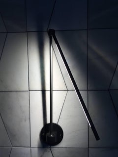 Thin Modern Dimmable LED Adjustable Small Wall-Mounted Lamp in Black Oxide