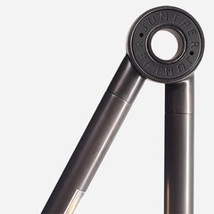 Thin Contemporary Dimmable LED Adjustable Tall Desk Lamp in Black Oxide