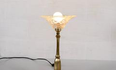 Art Deco Copper Lamp, circa 1920