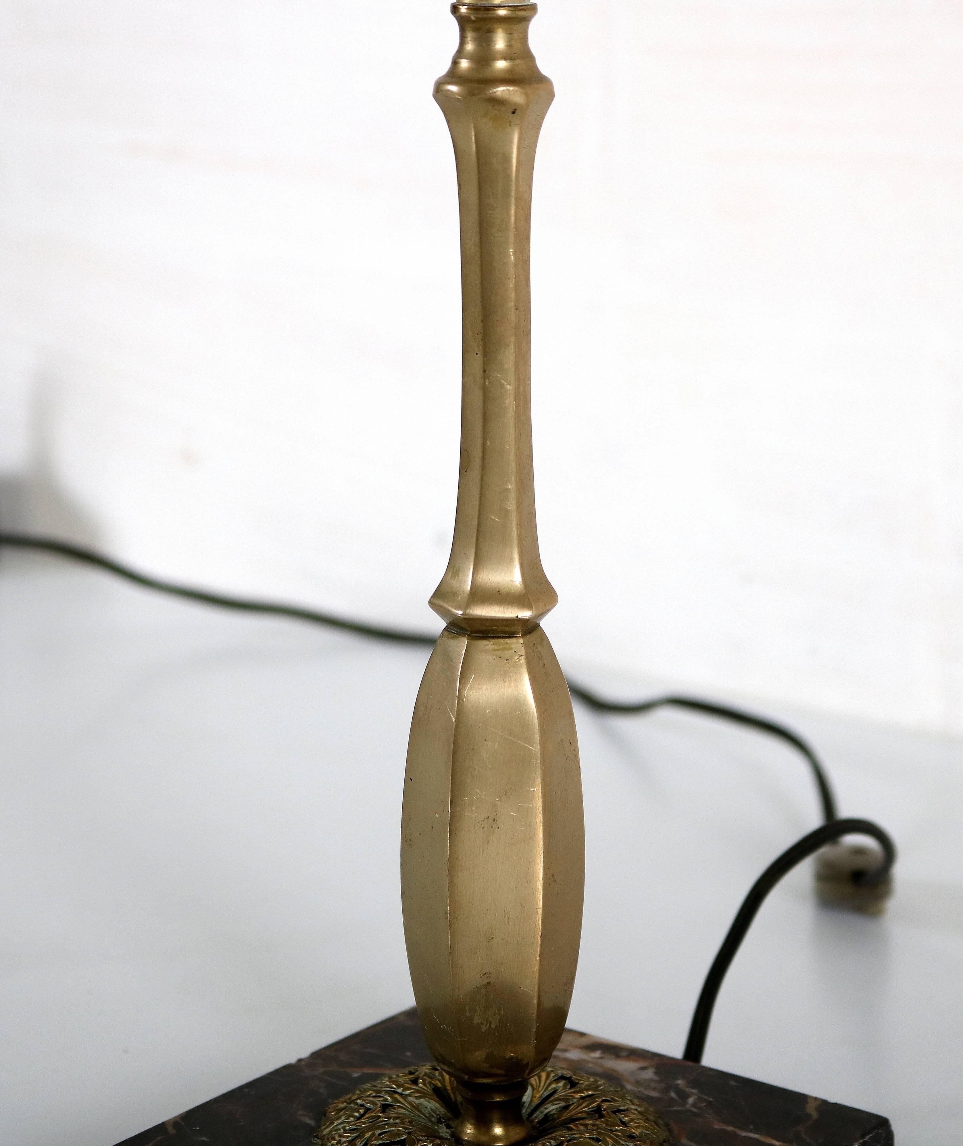 Art Deco Copper Lamp, circa 1920 For Sale 2