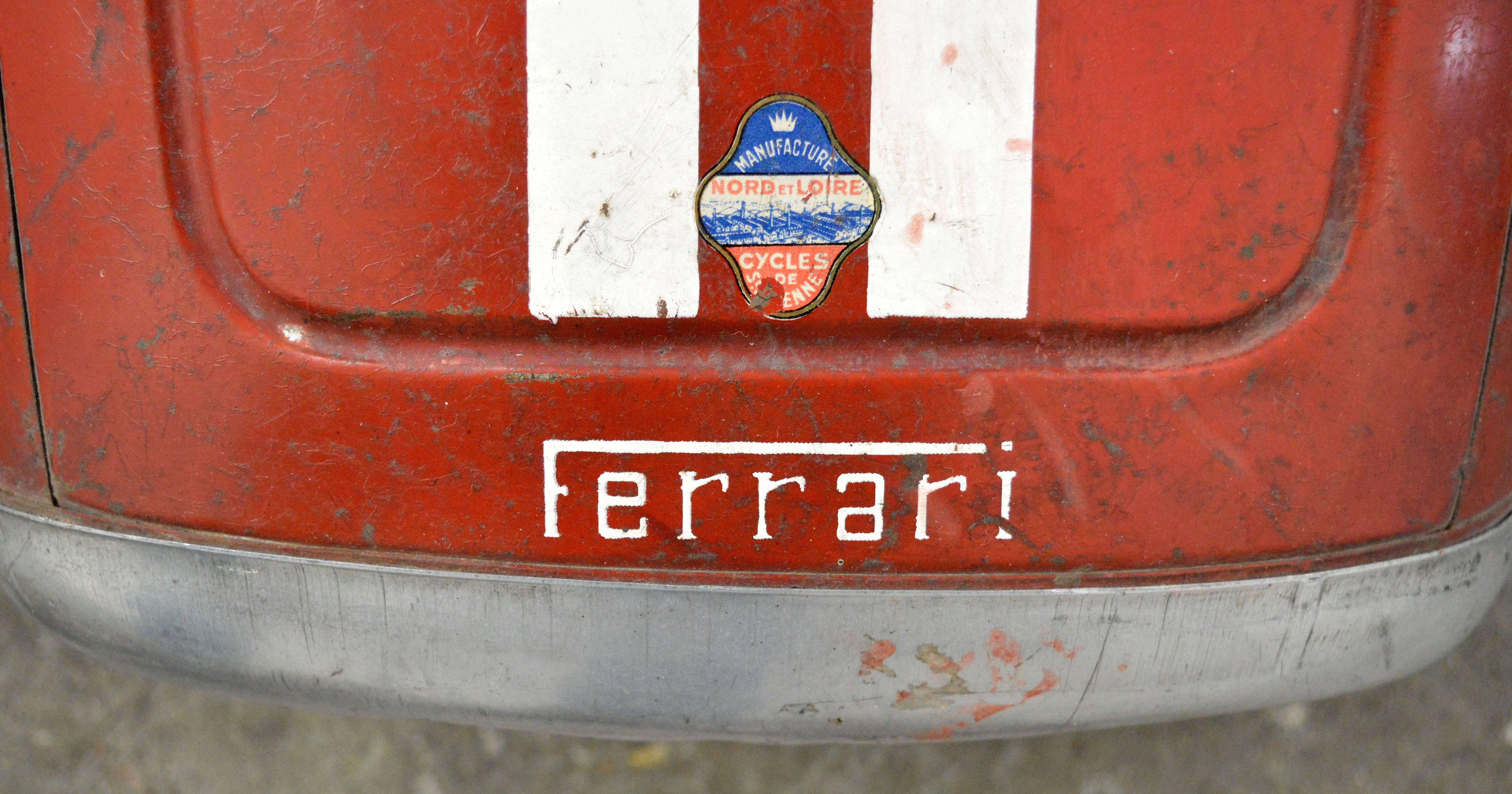 Mid-20th Century Old Ferrari Pedal Car