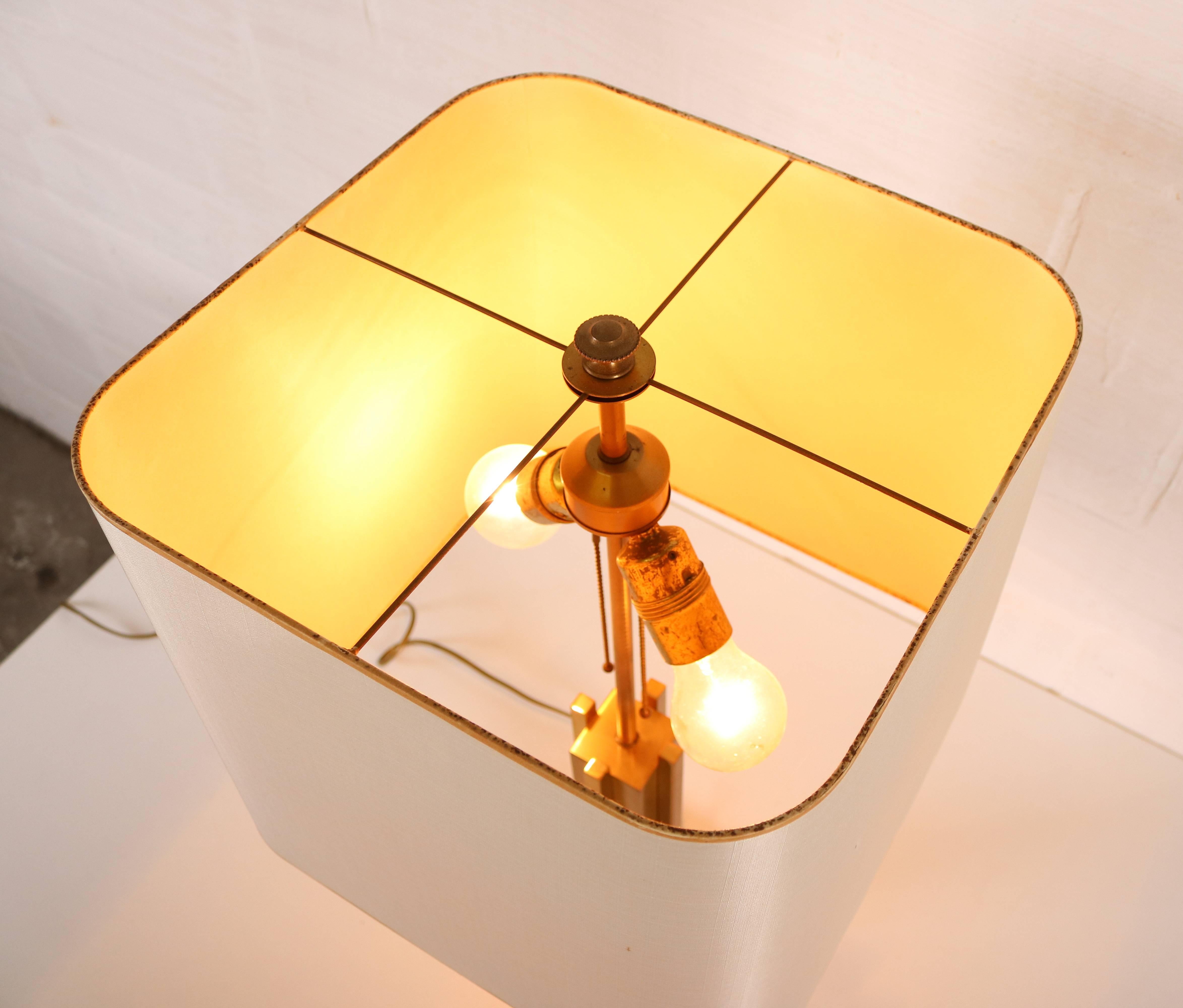 Brass Belgo Chrome Table Lamp