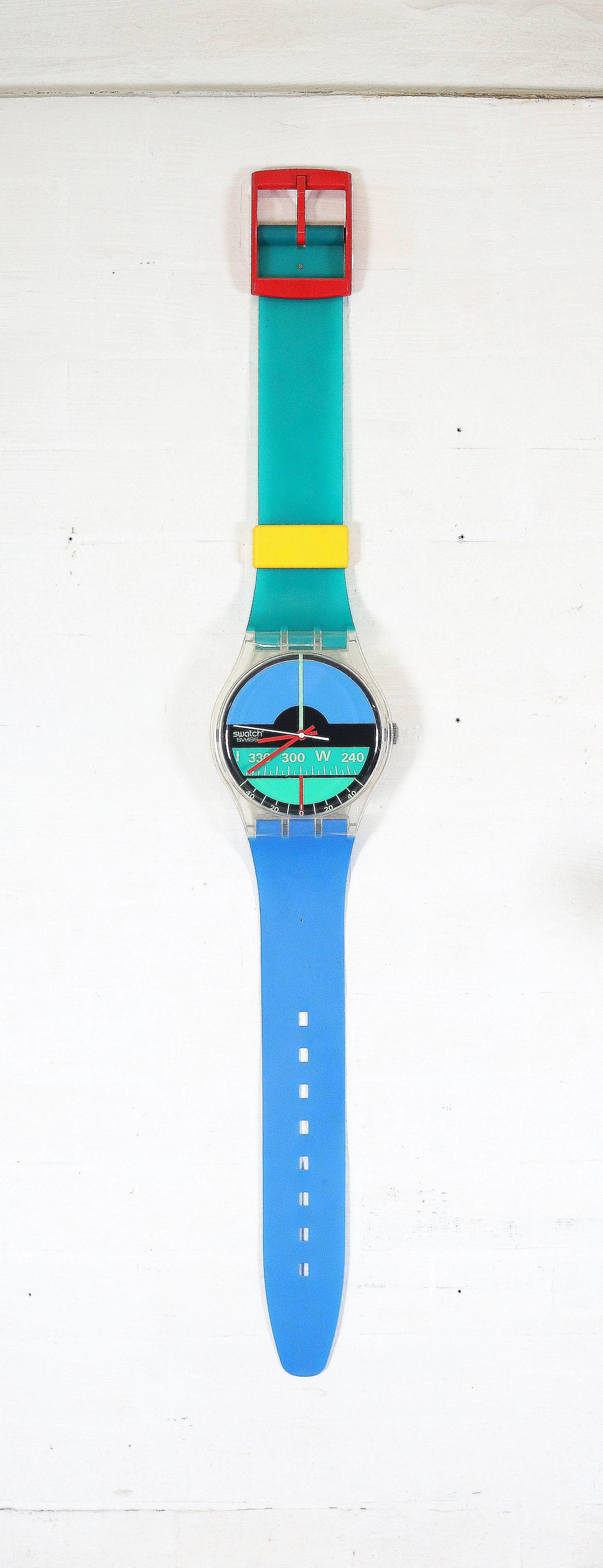 swatch wall clock 1987